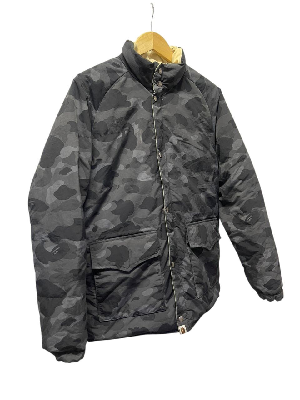 Bape A Bathing Ape Revesible Puffer Jacket Black & White Camo Size US M / EU 48-50 / 2 - 3 Thumbnail