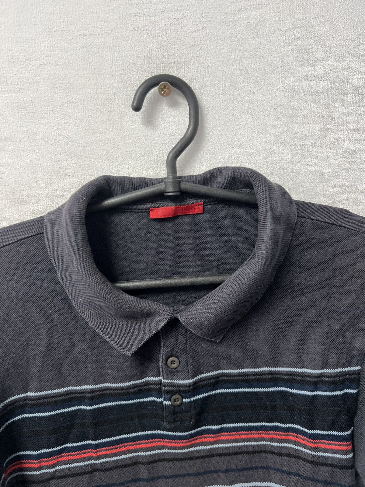 Prada Vintage Prada Polo T-Shirt Red Tab Luxury Size US L / EU 52-54 / 3 - 5 Thumbnail