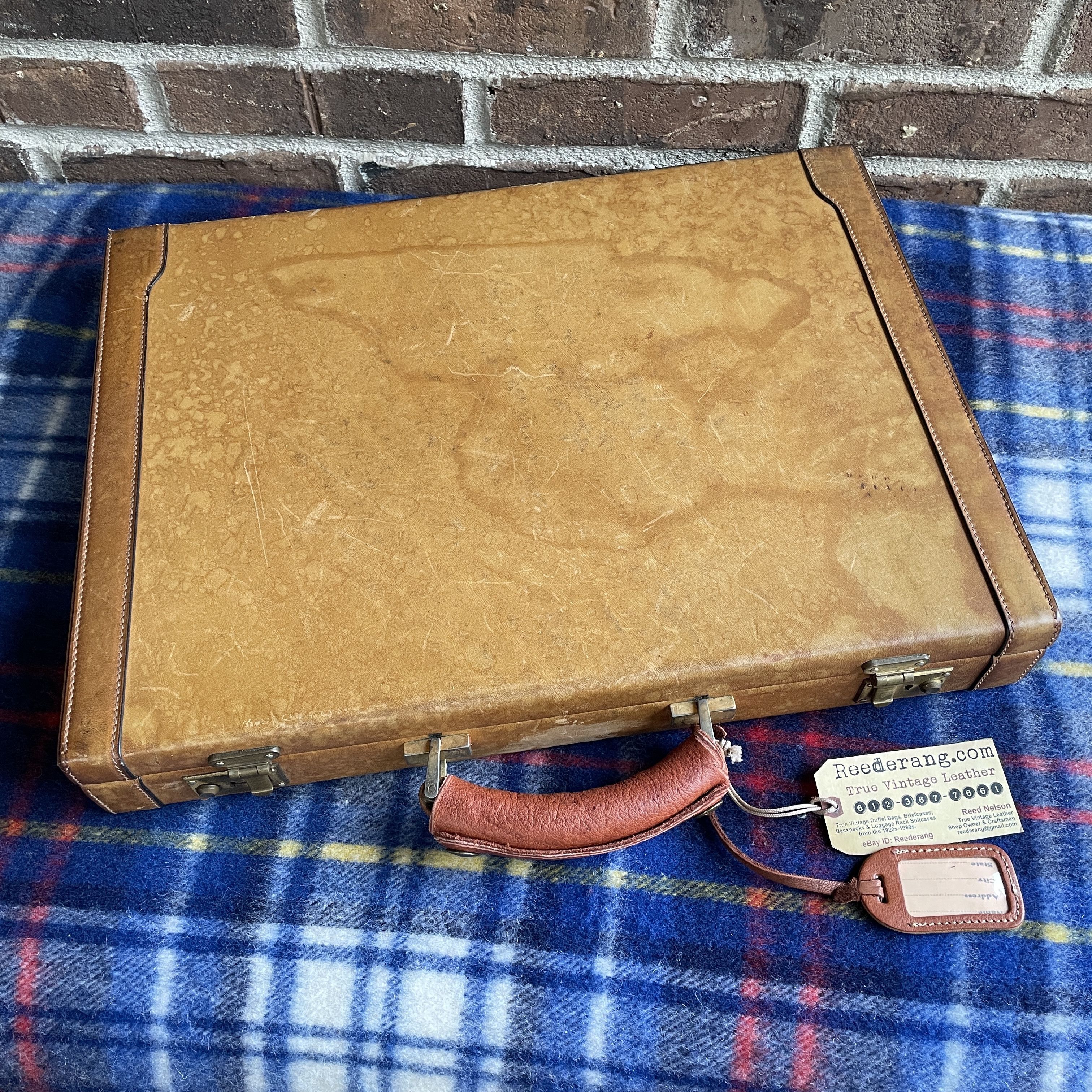 Mark Cross RARE VTG 70s MARK CROSS LEATHER ATTACHE BAG R$2898 Size ONE SIZE - 5 Thumbnail