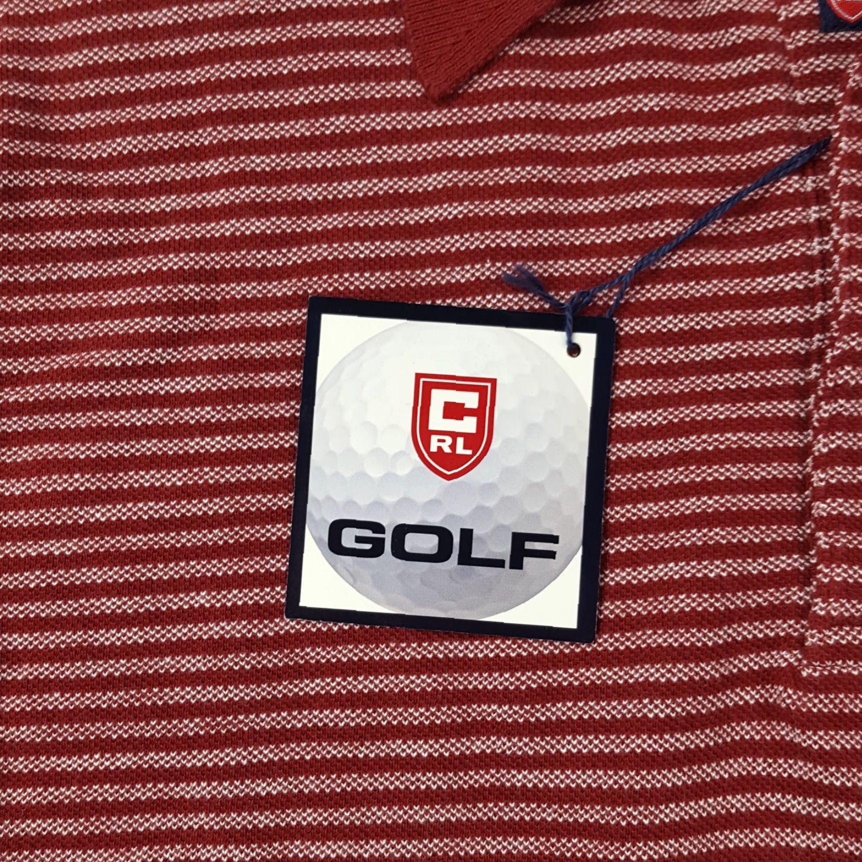 Ralph Lauren VINTAGE Ralph Lauren Polo Shirt Chaps Golf Red Striped XL Mens Short Sleeve Polo Shirt PGA 90s Casual Sports Retro Golf Size US XL / EU 56 / 4 - 4 Thumbnail