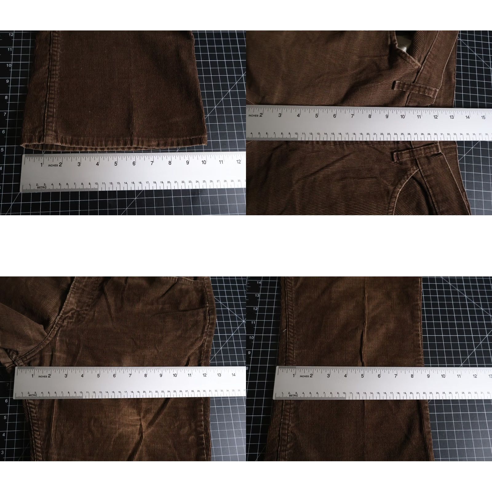 Levi's VINTAGE Levi's 646 Flare Corduroy Pants Men 32 x 29 Brown Talon Disco 70s/80s Vintage/Retro 80s Mens Pants Size US 32 / EU 48 - 8 Thumbnail