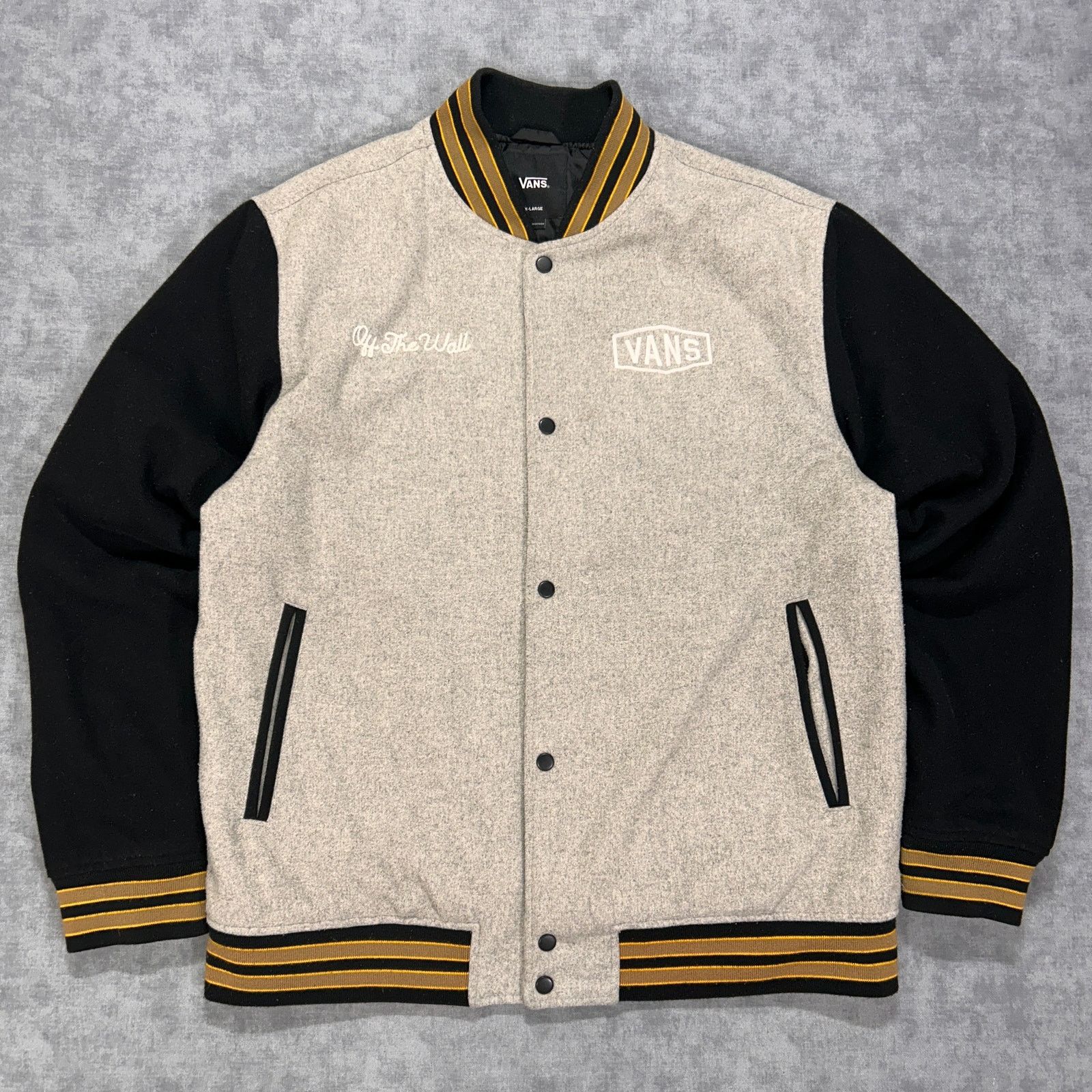 Vans Vans Letterman Varsity Boxing Bee wool blend jacket mens XL Size US XL / EU 56 / 4 - 1 Thumbnail