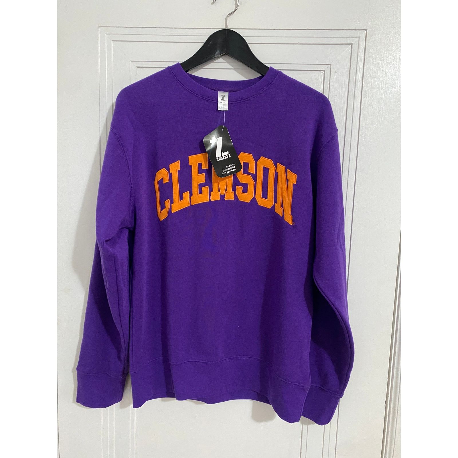 NCAA NWT Clemson Tigers Crewneck Sweatshirt Adult Size Small Size US S / EU 44-46 / 1 - 1 Thumbnail