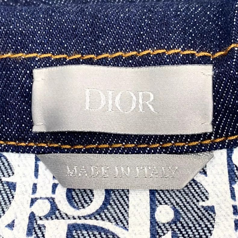 Dior Dior Blue Logo Cotton Denim Jacket-2505 Size US XS / EU 42 / 0 - 6 Thumbnail
