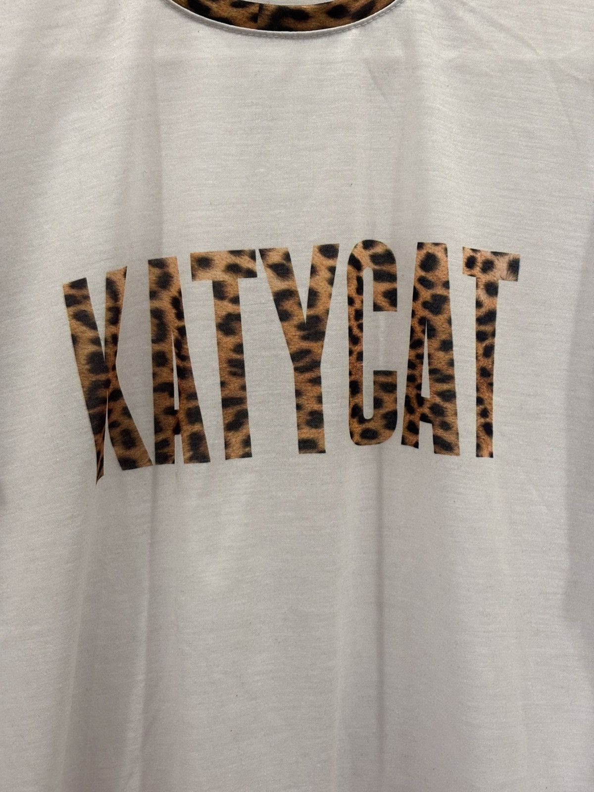 Band Tees Katy Perry KATYCAT Leopard Sleeve Concert Shirt - Sz: M Size M / US 6-8 / IT 42-44 - 2 Thumbnail