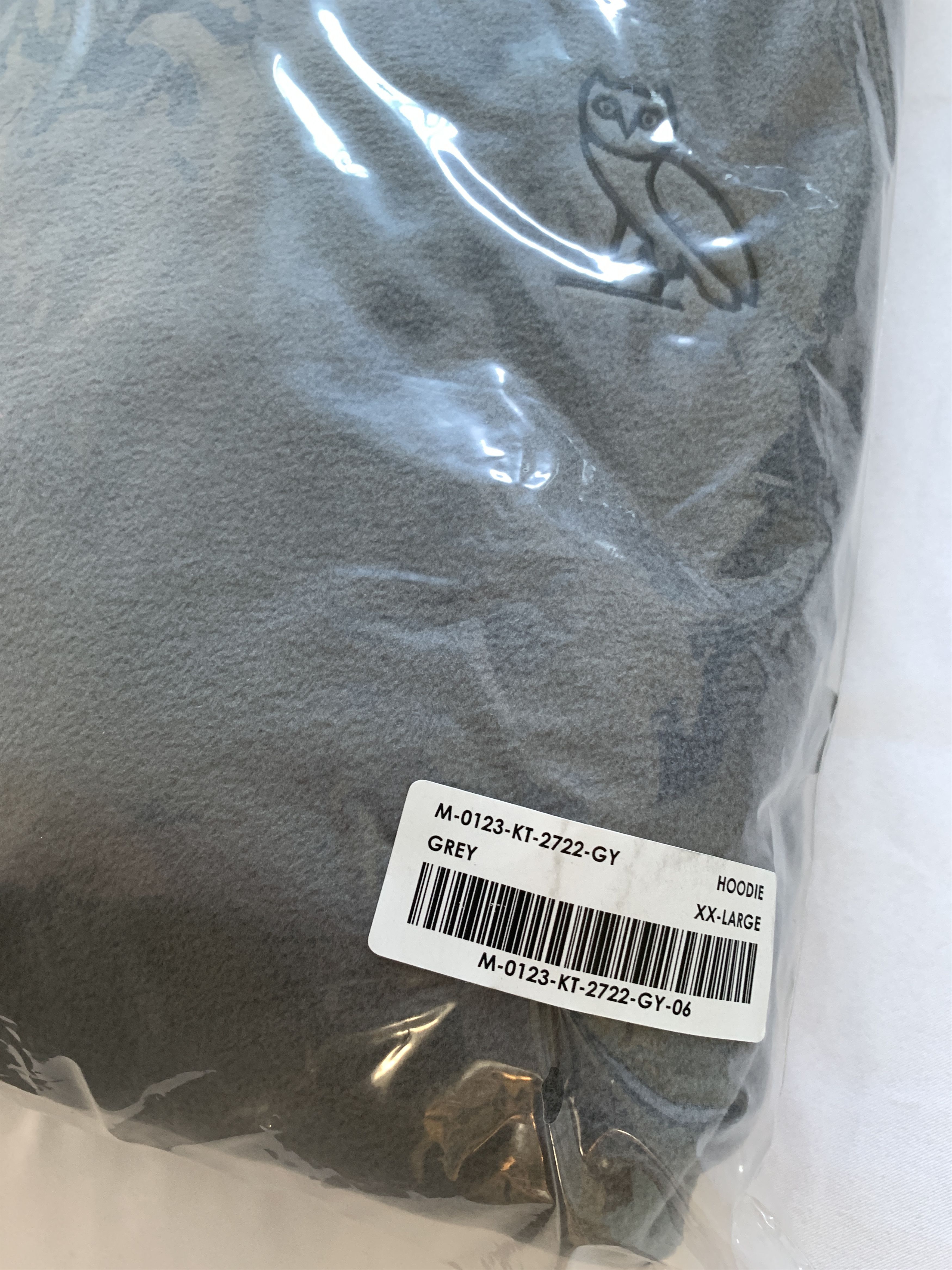 Drake OVO Polartec Thermal Pro Microfleece Hoodie Light Grey Size US XXL / EU 58 / 5 - 4 Thumbnail