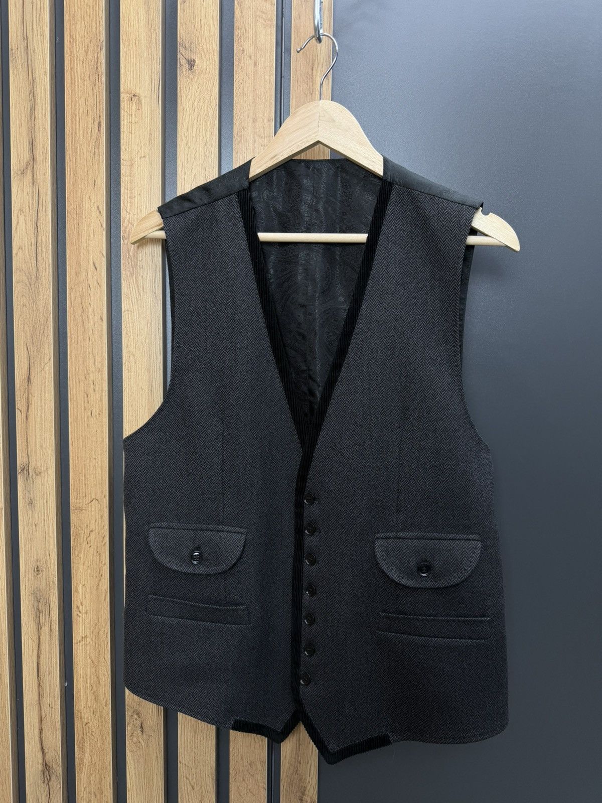 Dolce & Gabbana Dolce & Gabbana Wool Waistcoat Size 52 Size US L / EU 52-54 / 3 - 1 Thumbnail