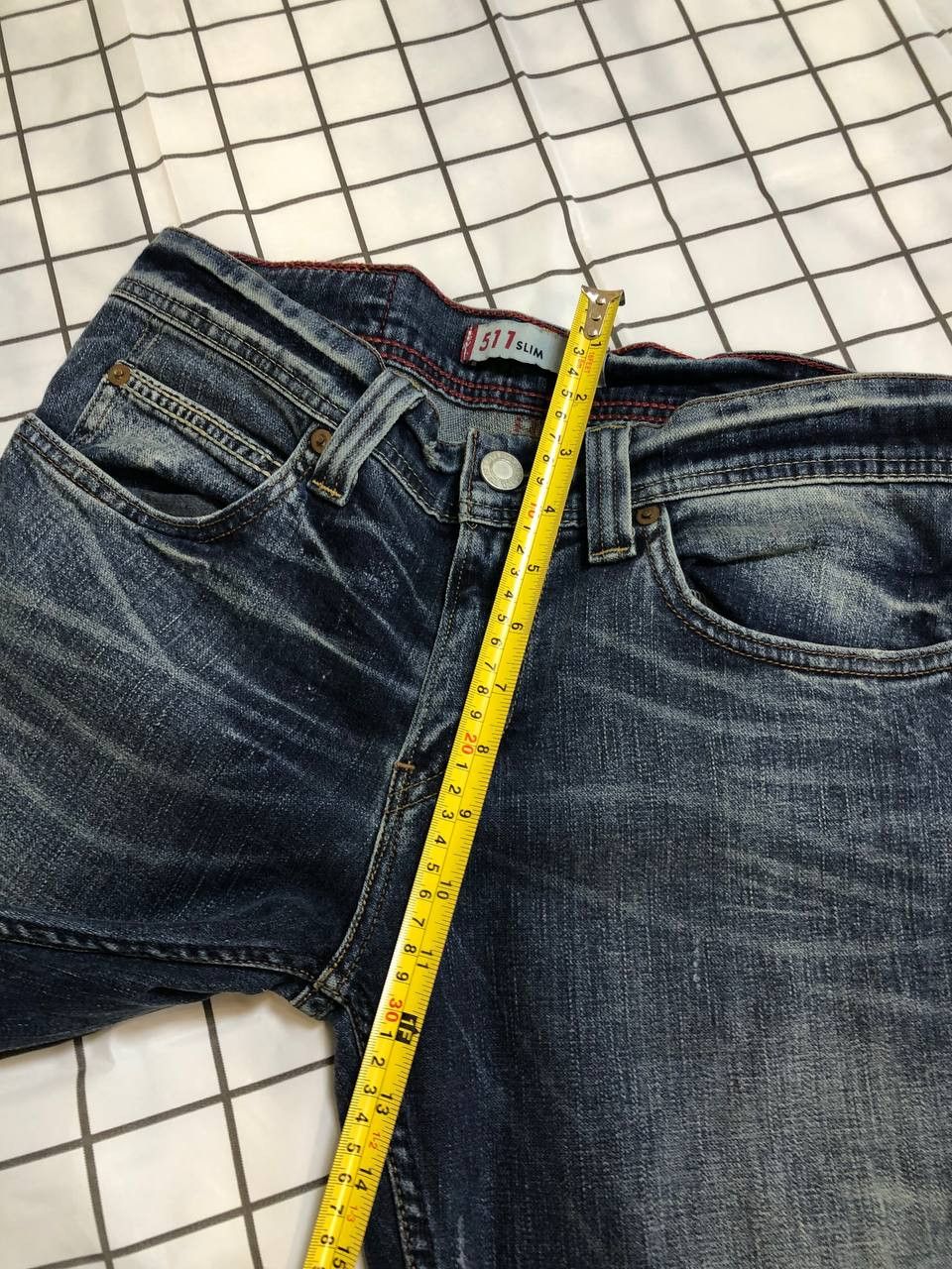 Levi's Levi's 550 Jeans Relaxed Bootcut Denim Tall Stretch Med Blue Size US 32 / EU 48 - 9 Thumbnail