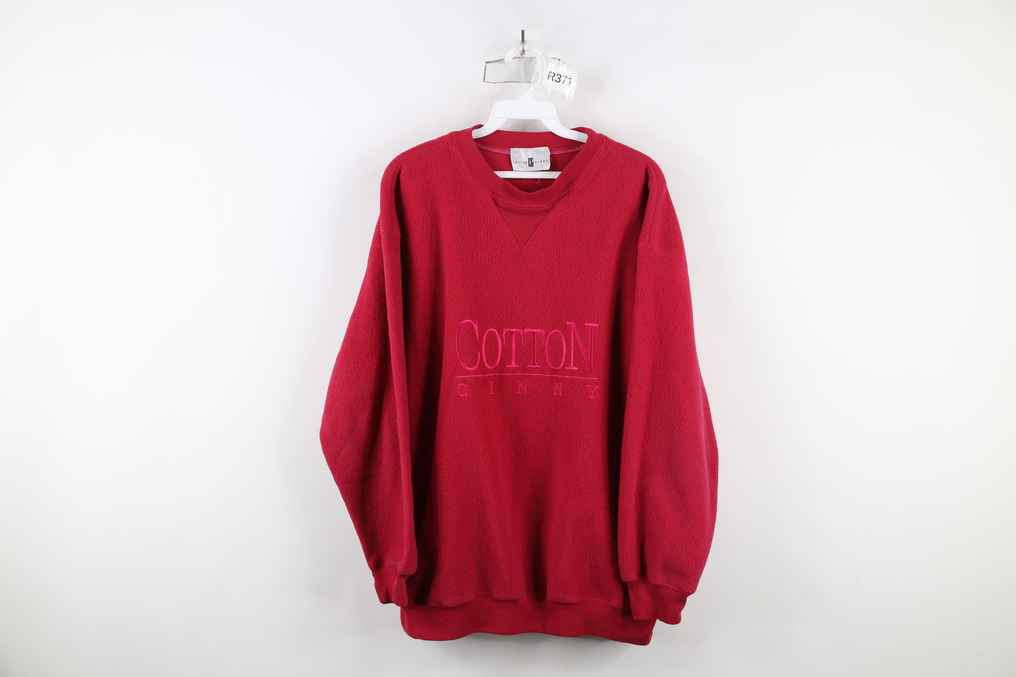 Vintage 90s Cotton Ginny Fleece Sweatshirt Pink USA