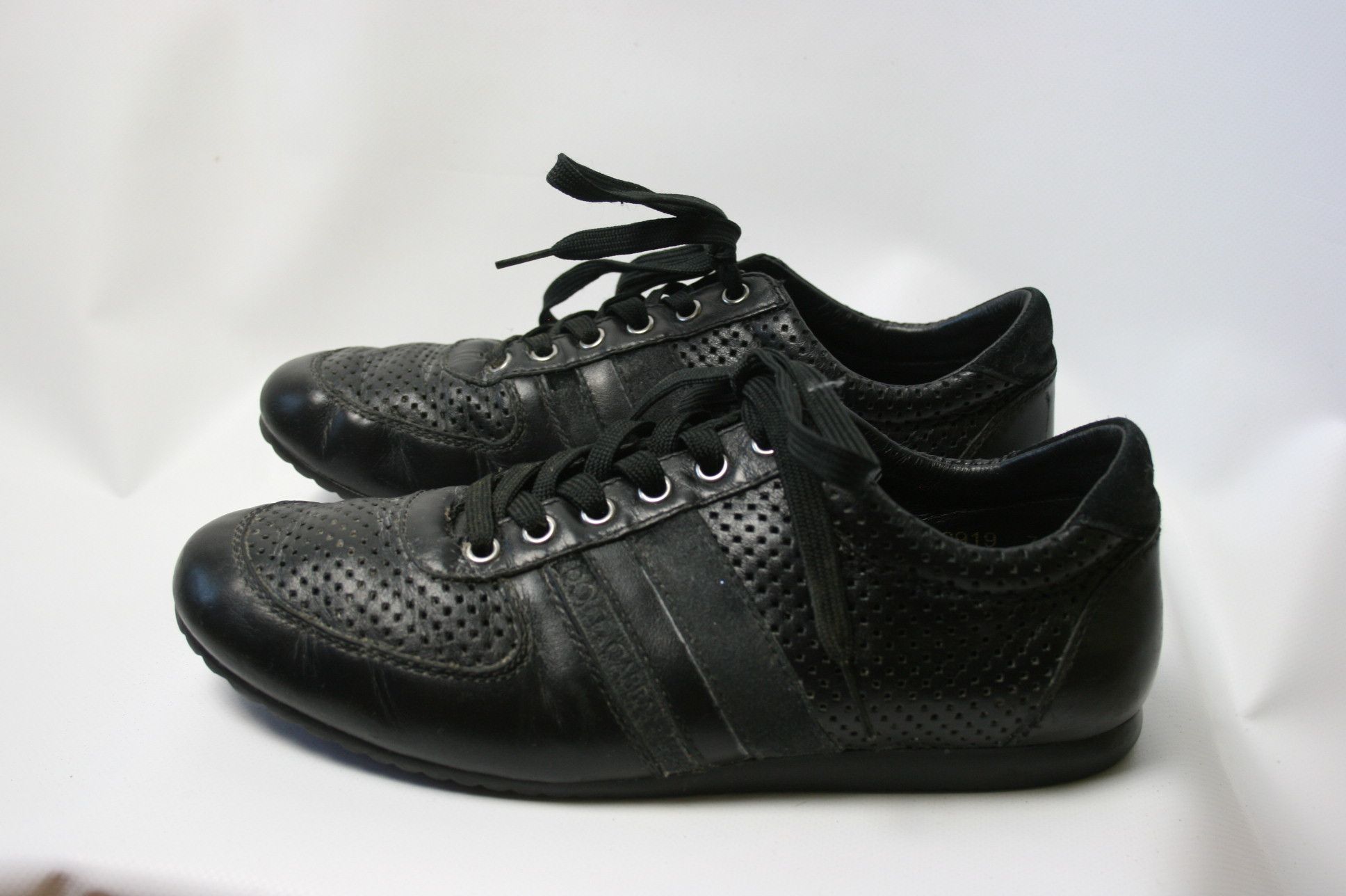 Dolce & Gabbana Perforated Low Leather Sneakers Size US 8.5 / EU 41-42 - 4 Thumbnail