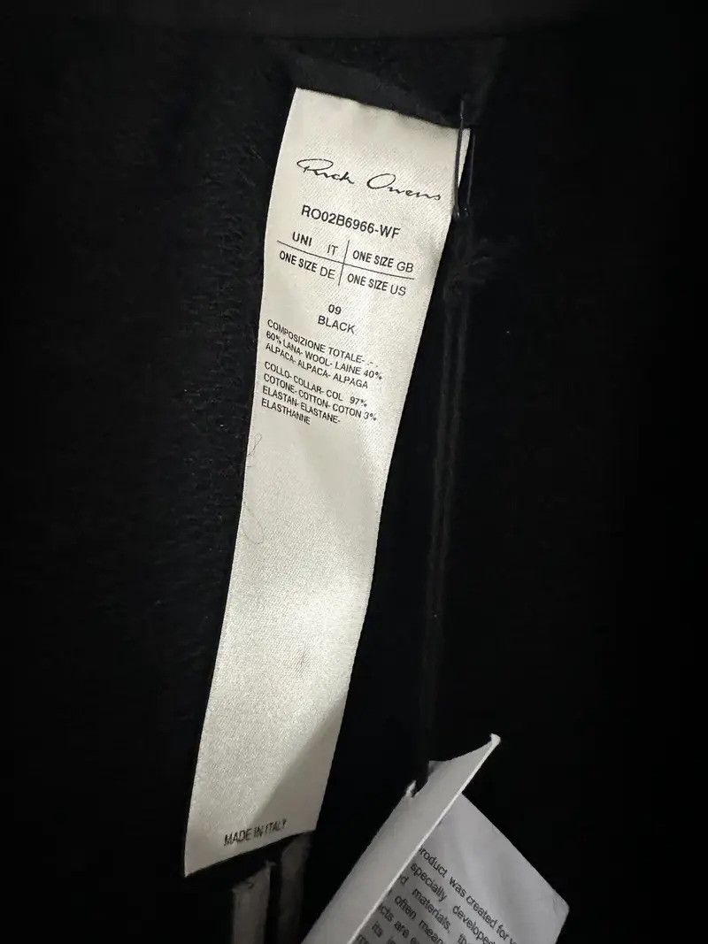 Rick Owens FW22 “Strobe” alpaca/wool cape bnwt Size US M / EU 48-50 / 2 - 5 Thumbnail