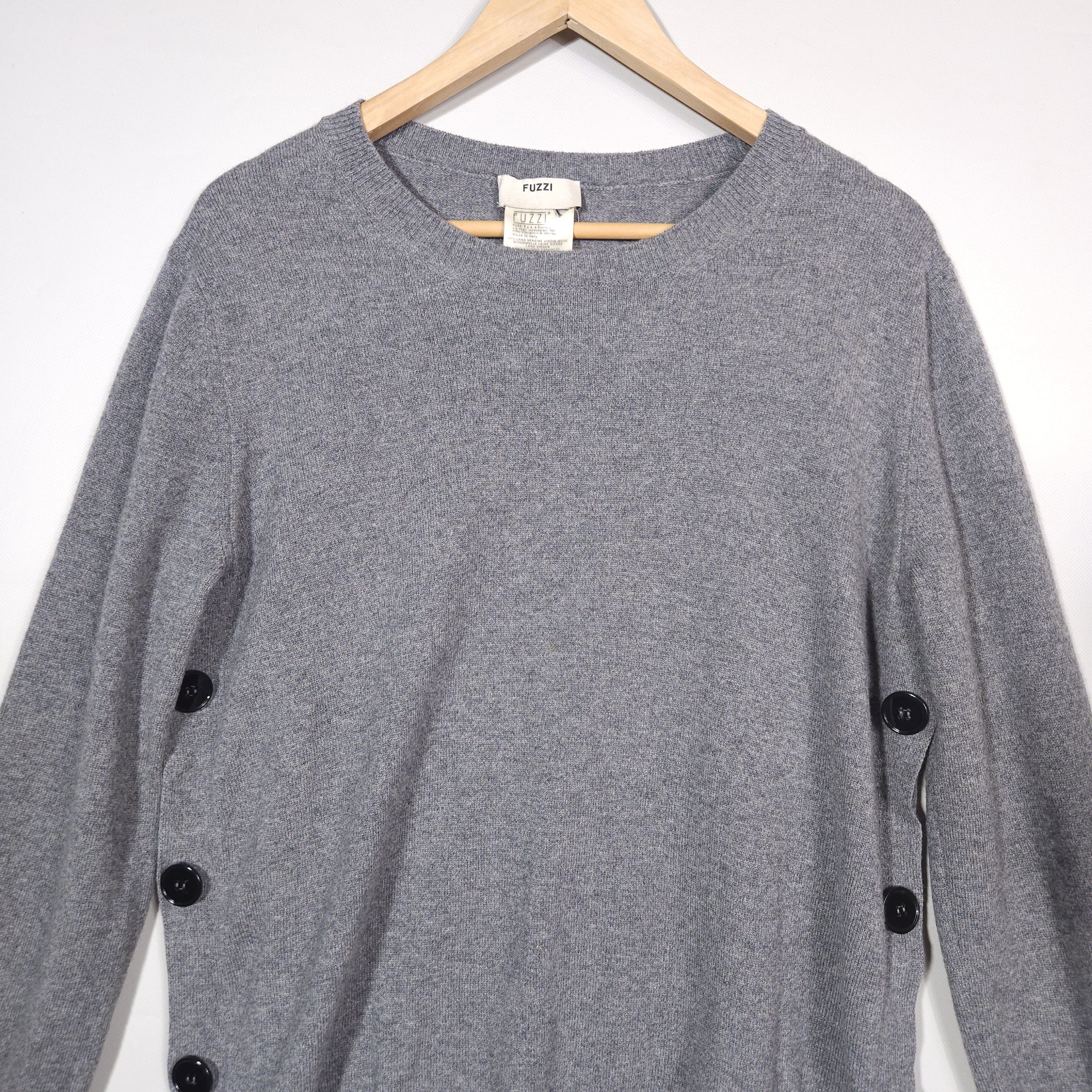 FUZZI × Jean Paul Gaultier Fuzzi Jean Paul Gaultier Sweater Wool Cashmere Womens XL Size XL / US 12-14 / IT 48-50 - 2 Thumbnail
