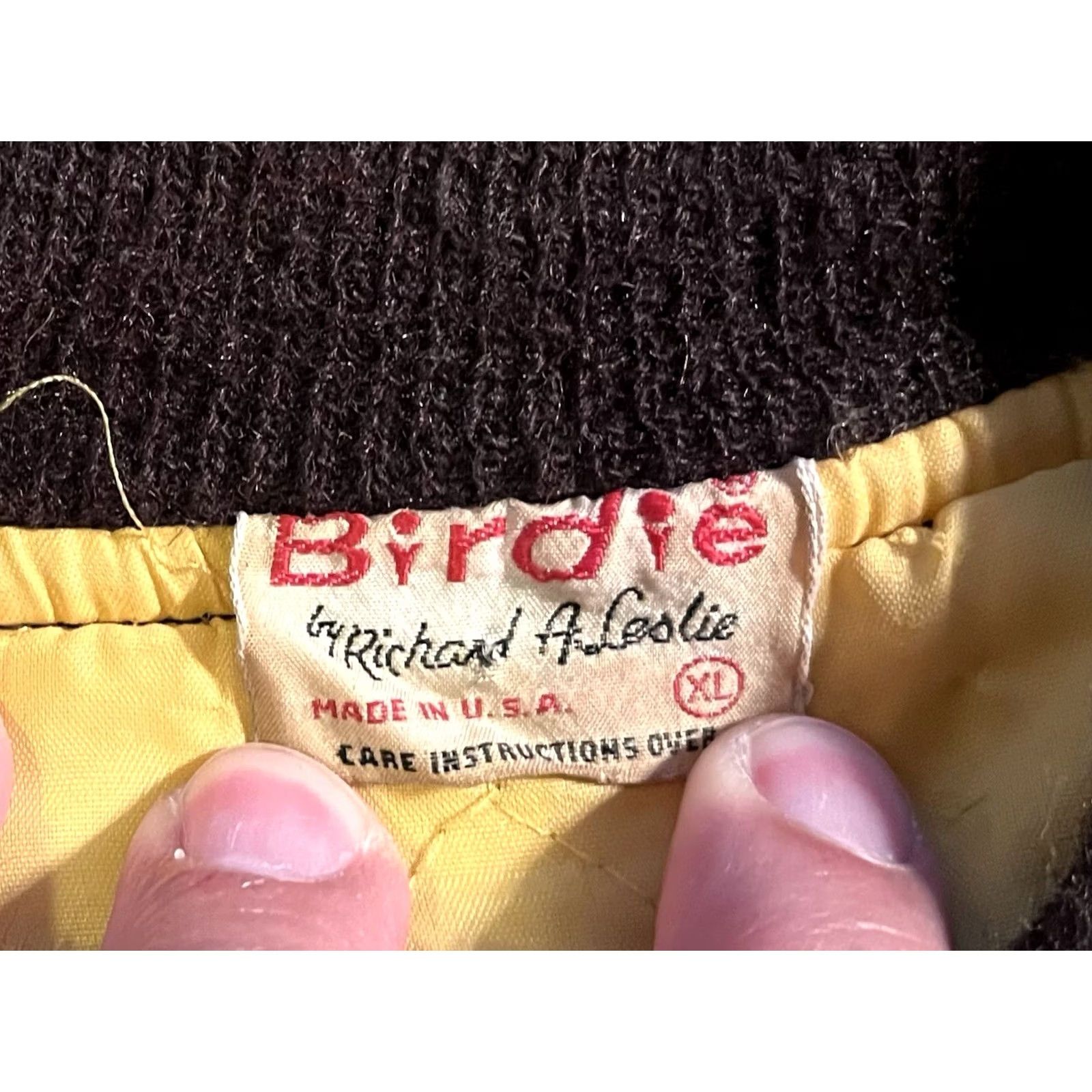 Vintage VINTAGE Birdie Vikings Baseball Satin Bomber Jacket Men’s XL Brown Quilt Lined Size US XL / EU 56 / 4 - 5 Thumbnail