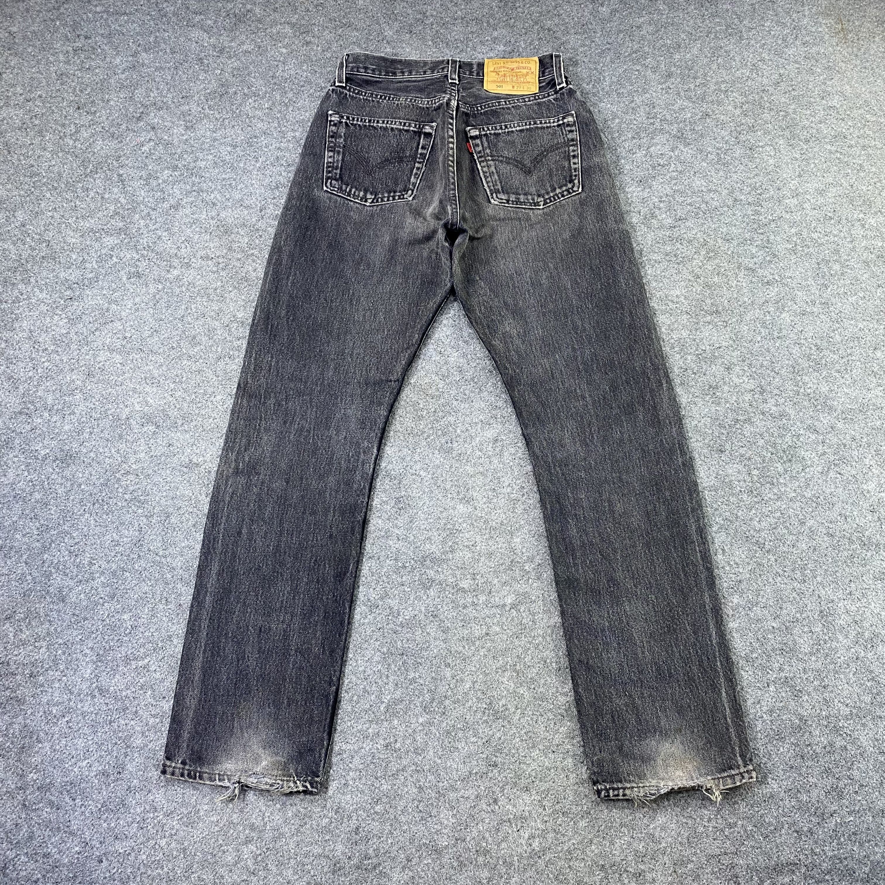 Jean × Levi's × Vintage Vintage Levi's 501 Black Wash Jeans-J1172 Size 27" / US 4 / IT 40 - 4 Thumbnail
