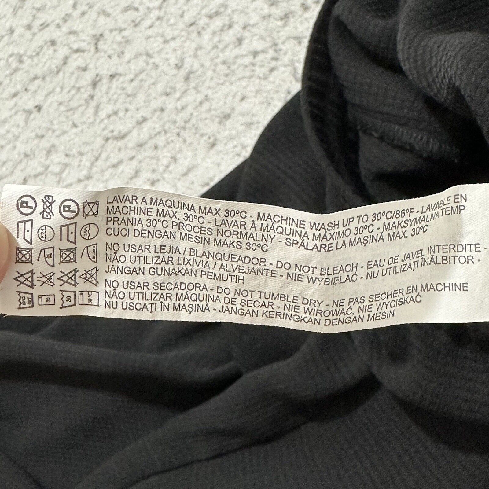 Zara Zara Small Wide Leg Capri Sweatpants Black Lightweight Pants Size 28" / US 6 / IT 42 - 12 Thumbnail