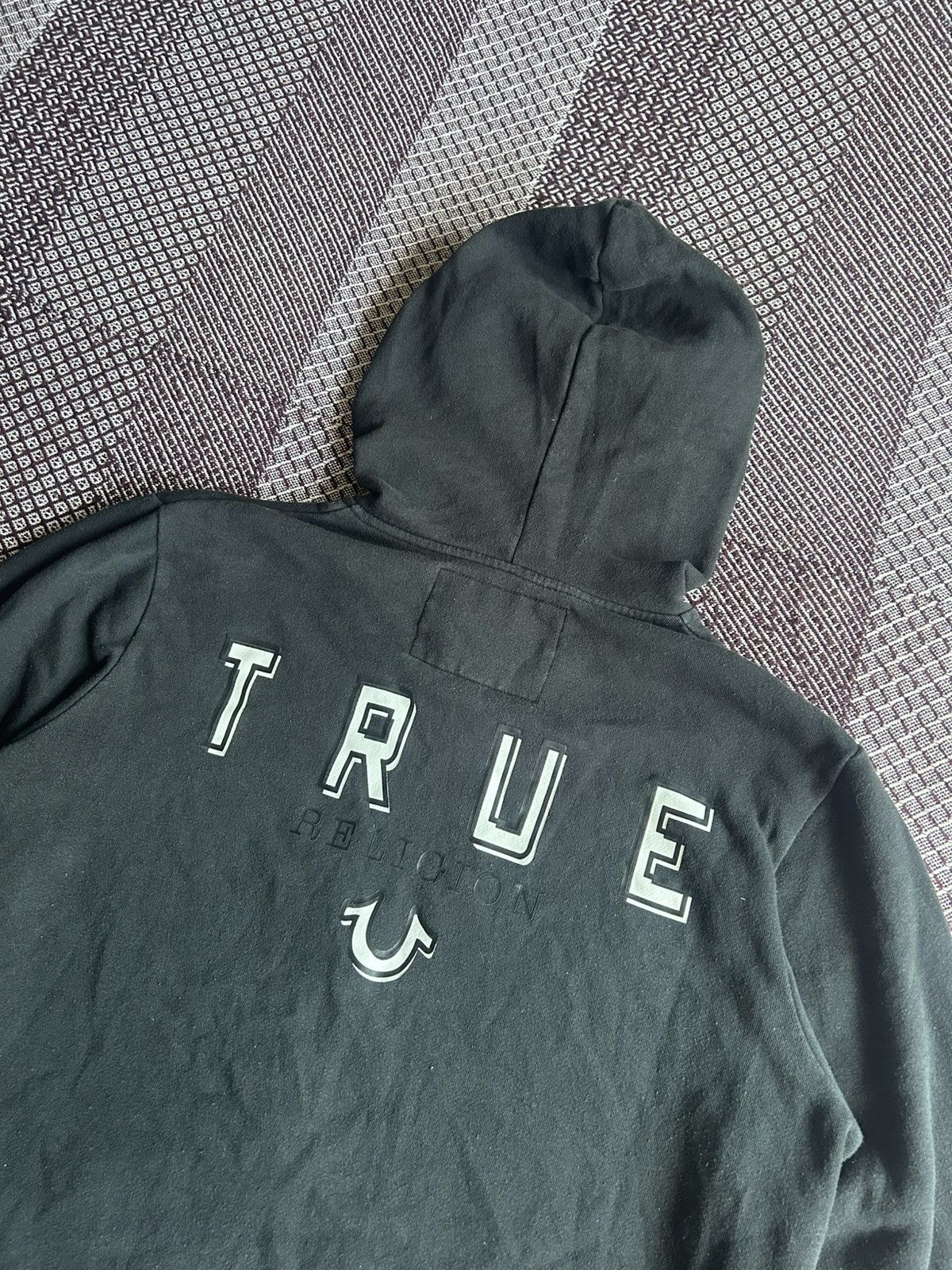 True Religion True Religion Classic Logo Zip Up Hoodie Streetwear Style L Size US L / EU 52-54 / 3 - 3 Thumbnail
