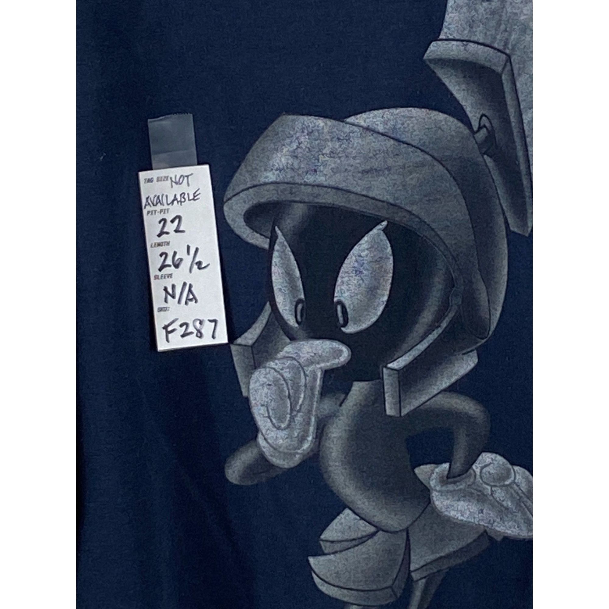 Vintage Vintage Warner Bros Studio Marvin The Martian Tank Top Navy Size US L / EU 52-54 / 3 - 4 Thumbnail