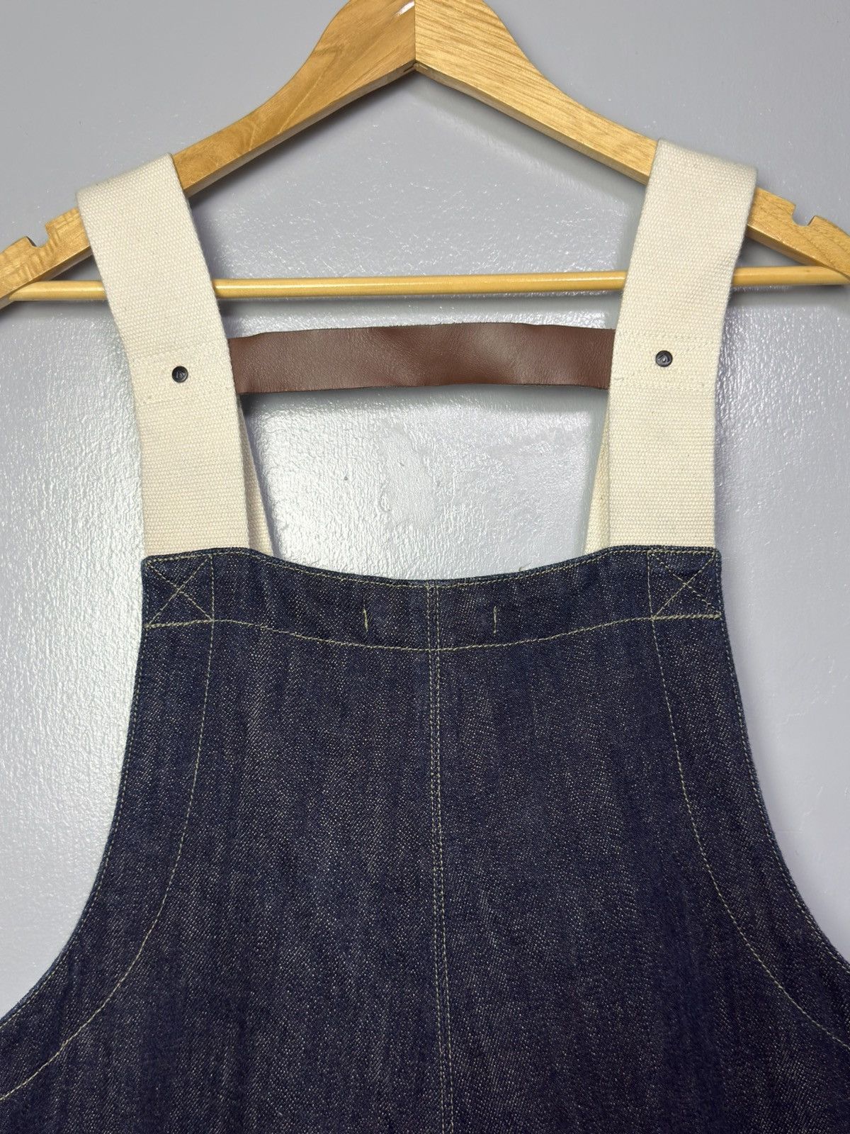 Nigel Cabourn Nigel Cabourn Lybro Naval Dungaree Denim Overall - Size 46 Size US 30 / EU 46 - 14 Thumbnail