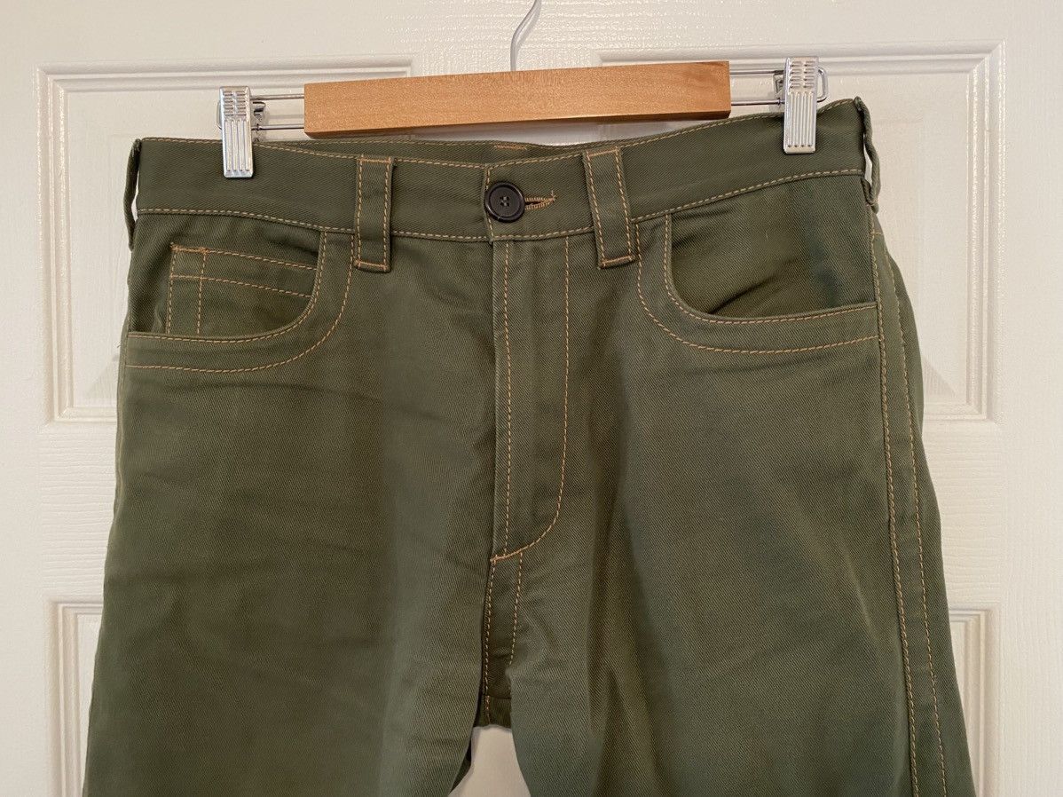 Prada 10ss contrast stitch trousers Size US 31 - 4 Thumbnail