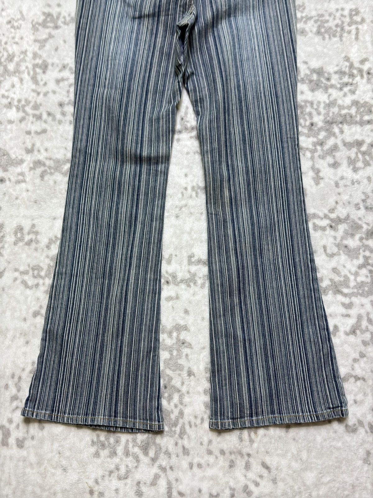 Japanese Brand Japanese Oririn Hickory Stripe Bootcut Archive Denim Jeans Size US 29 - 11 Thumbnail