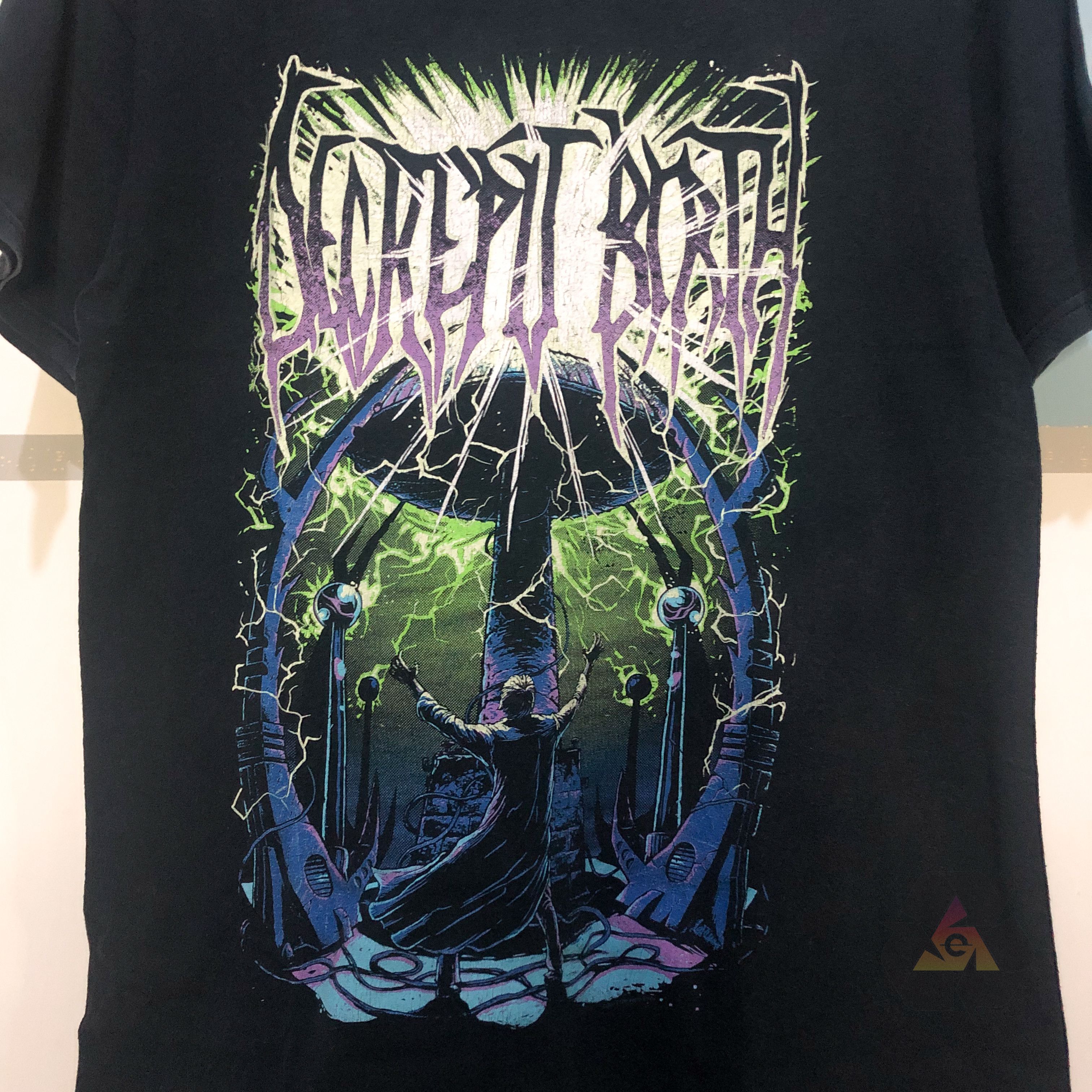 Band Tees Vintage Decrepit Birth Tesla Coil 2011 Y2K Size US M / EU 48-50 / 2 - 5 Thumbnail