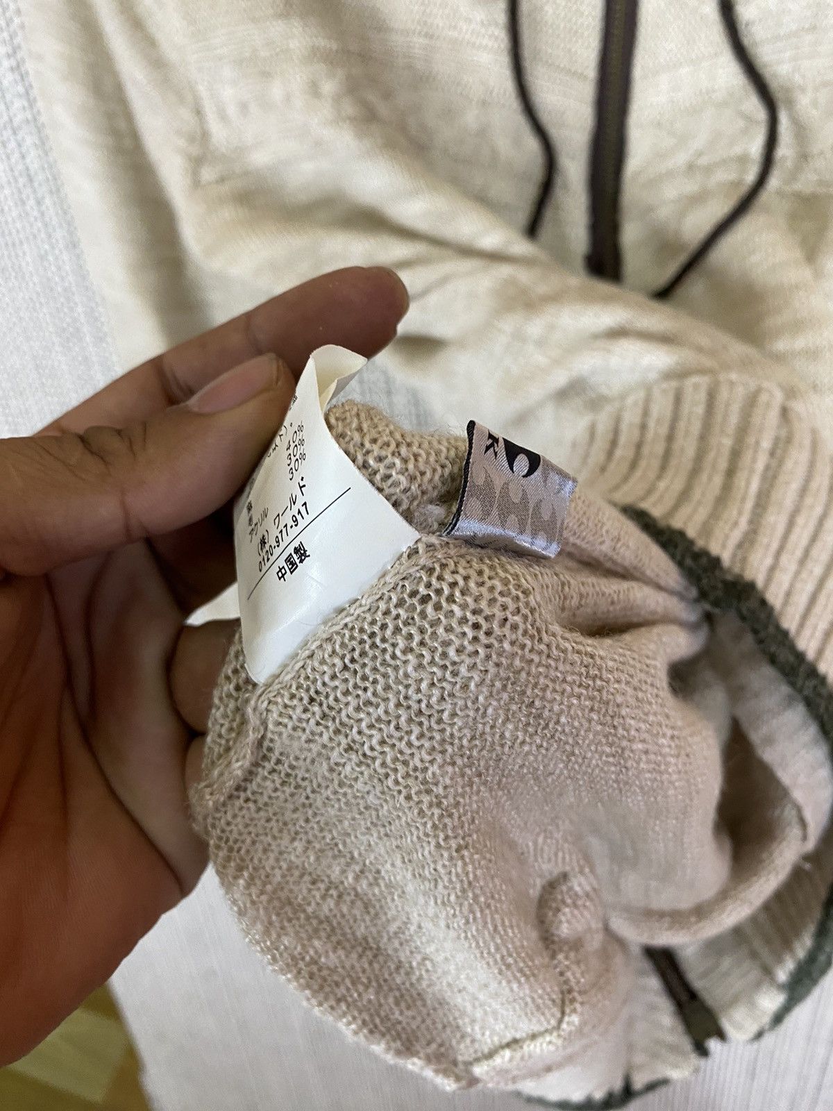 Japanese Brand × Takeo Kikuchi Japanase brand Takeo kikuchi knit hoodie Size US M / EU 48-50 / 2 - 8 Thumbnail