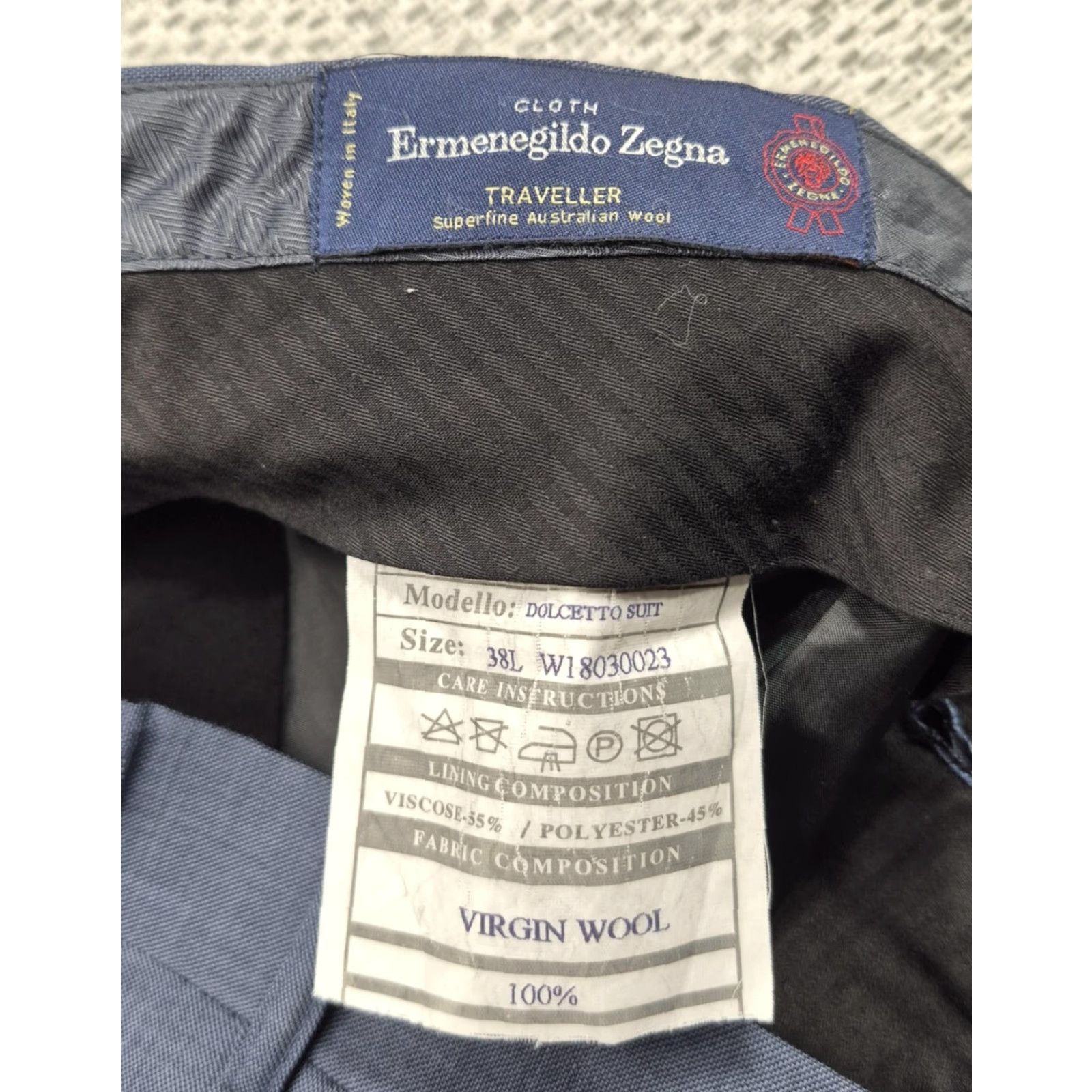 Ermenegildo Zegna Ermenegildo Zegna Dress Pants Mens 38x28 Blue Wool Traveller Classic Fit Italy Dress Pants Mens 38 Blue Wool Traveller Classic Fit Italy Size US 38 / EU 54 - 4 Thumbnail