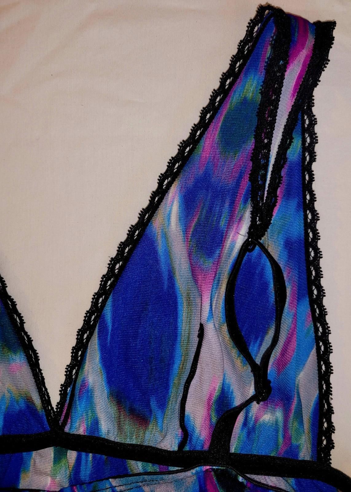 Sex Skateboards SEXY women's LG. blue nightie Size ONE SIZE - 8 Thumbnail