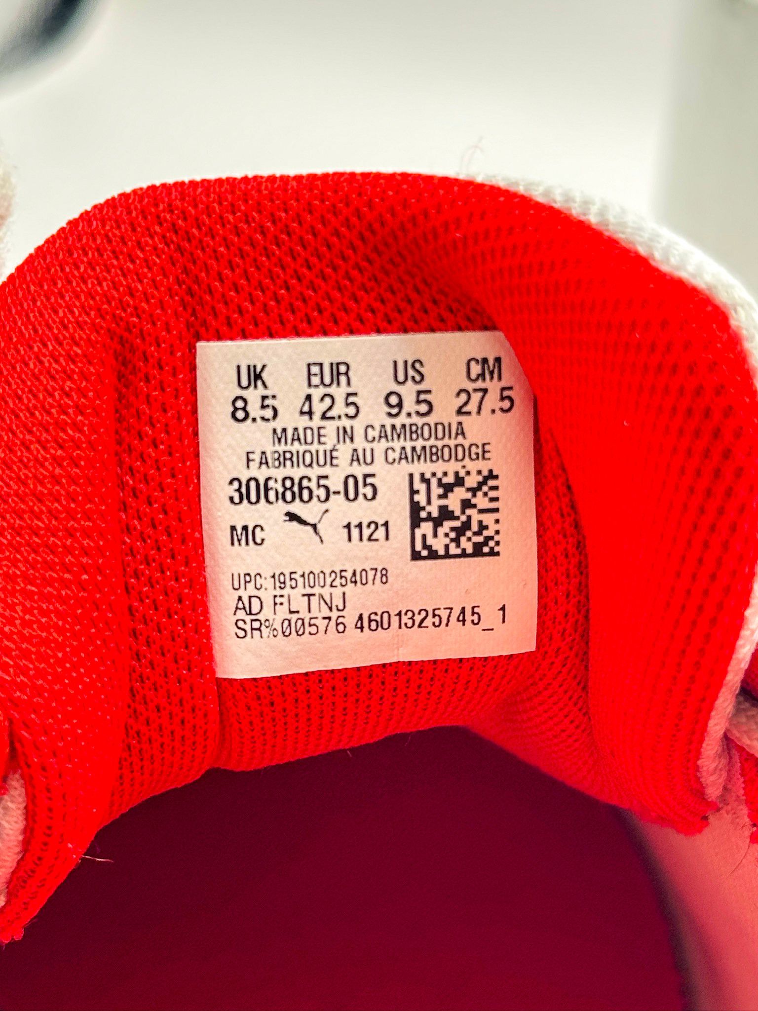 Ferrari × Puma Puma Ferrari R-Cat Machina White Red Sneakers Size US 9.5 / EU 42-43 - 19 Thumbnail