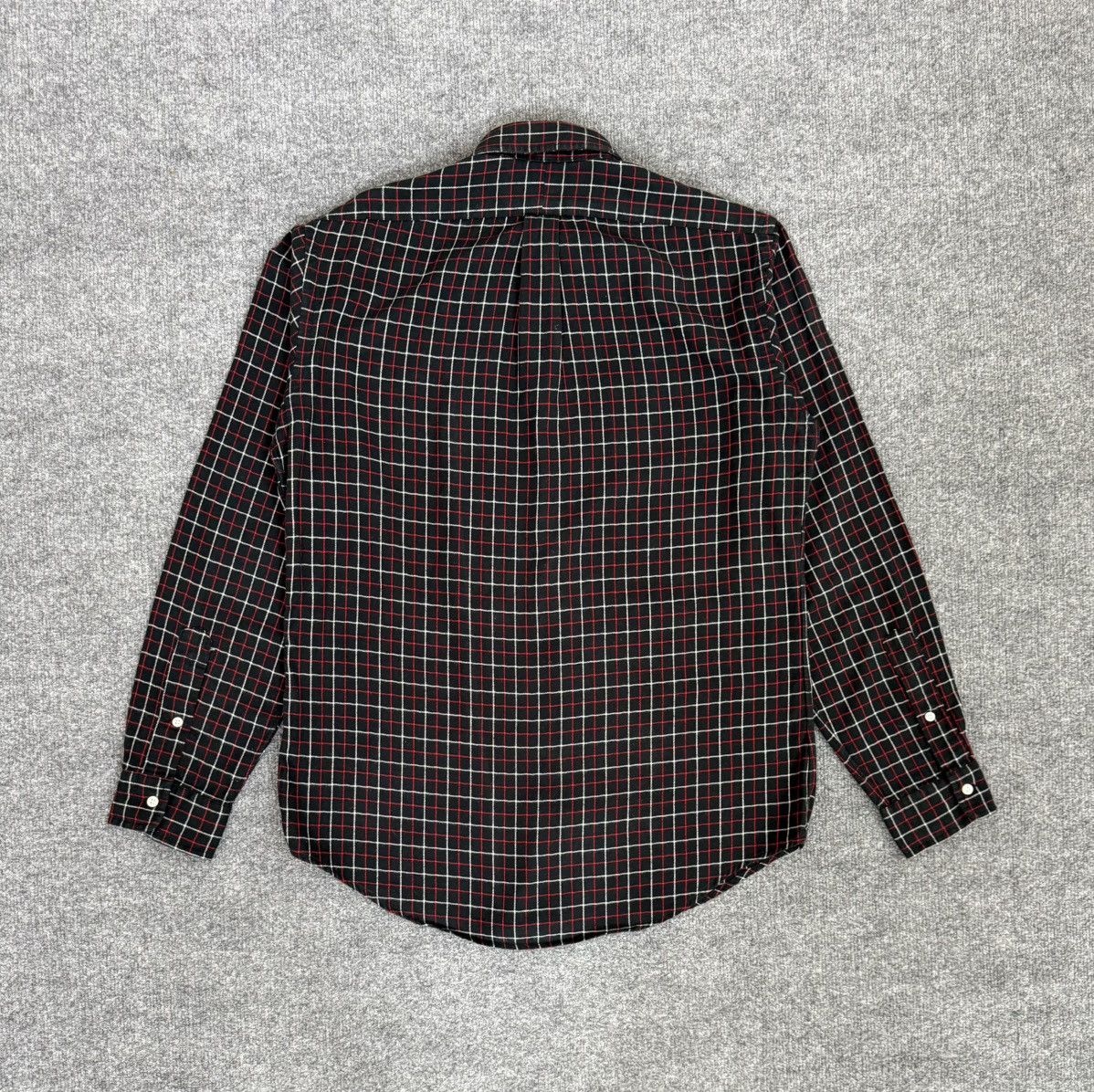 Ralph Lauren Vintage 2000s Ralph Lauren Plaid Flannel Shirt Black Red M Size US M / EU 48-50 / 2 - 8 Thumbnail