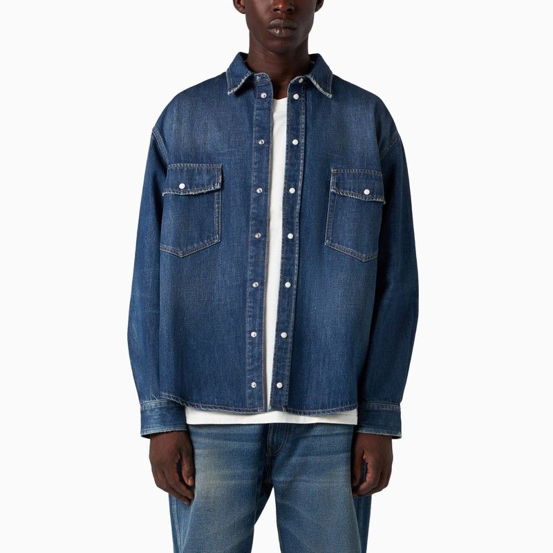 image of 1989 Studio Denim Shirt in Light Blue, Men's (Size 2XL)