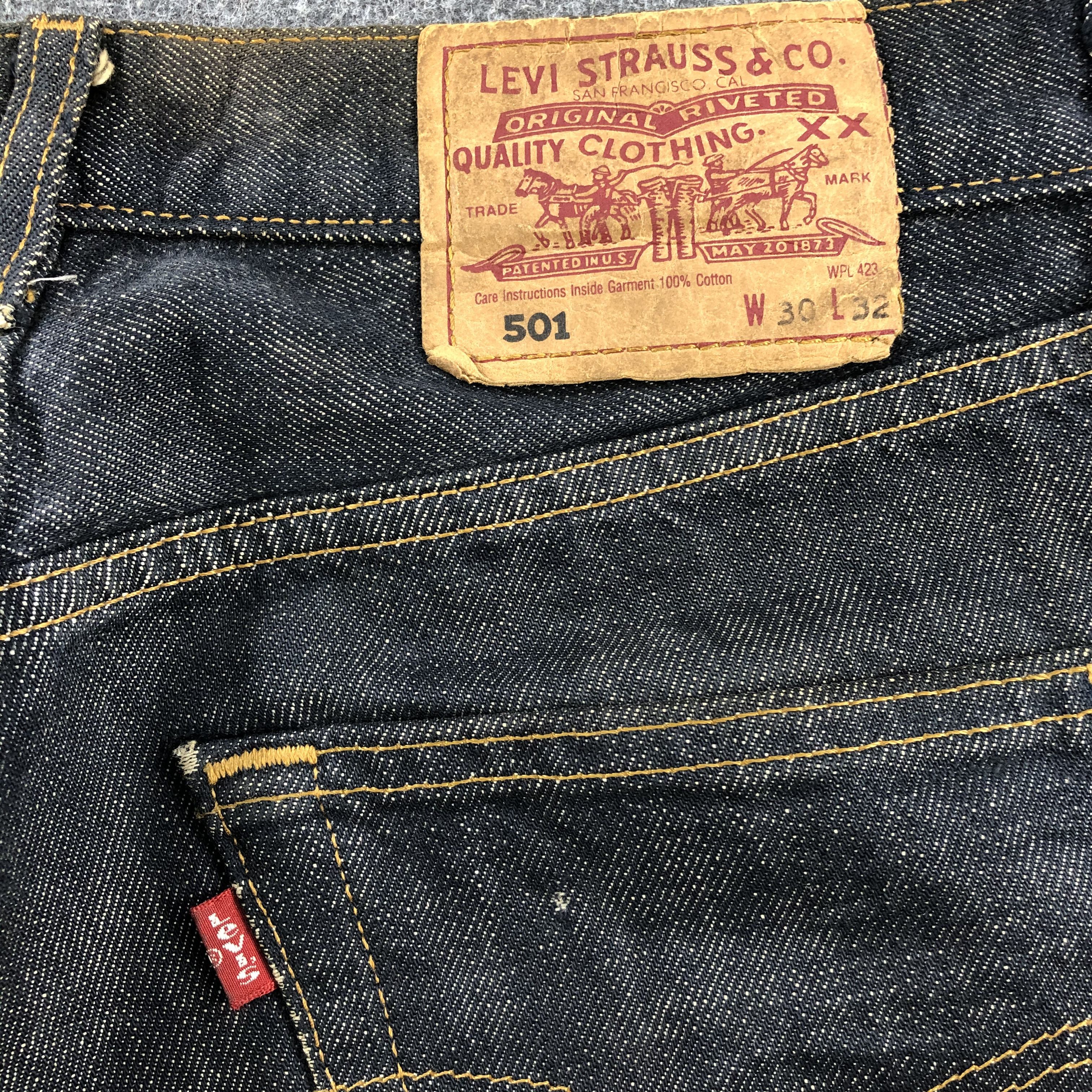 Levi's Vintage 90s Distress Levis 501 Jeans-JM1516 Size US 30 / EU 46 - 6 Thumbnail