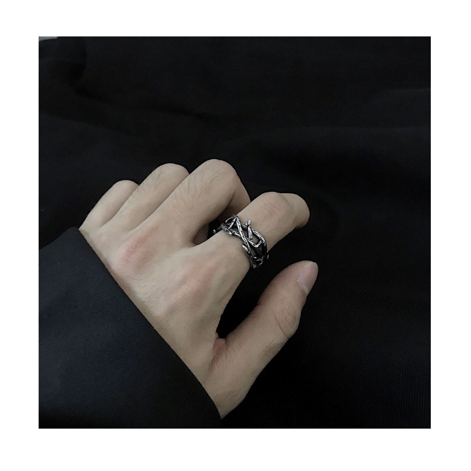 Jewelry Matchless Jewelry Rings Open Size Chrome Ring (Size 7-13) Size ONE SIZE - 6 Thumbnail