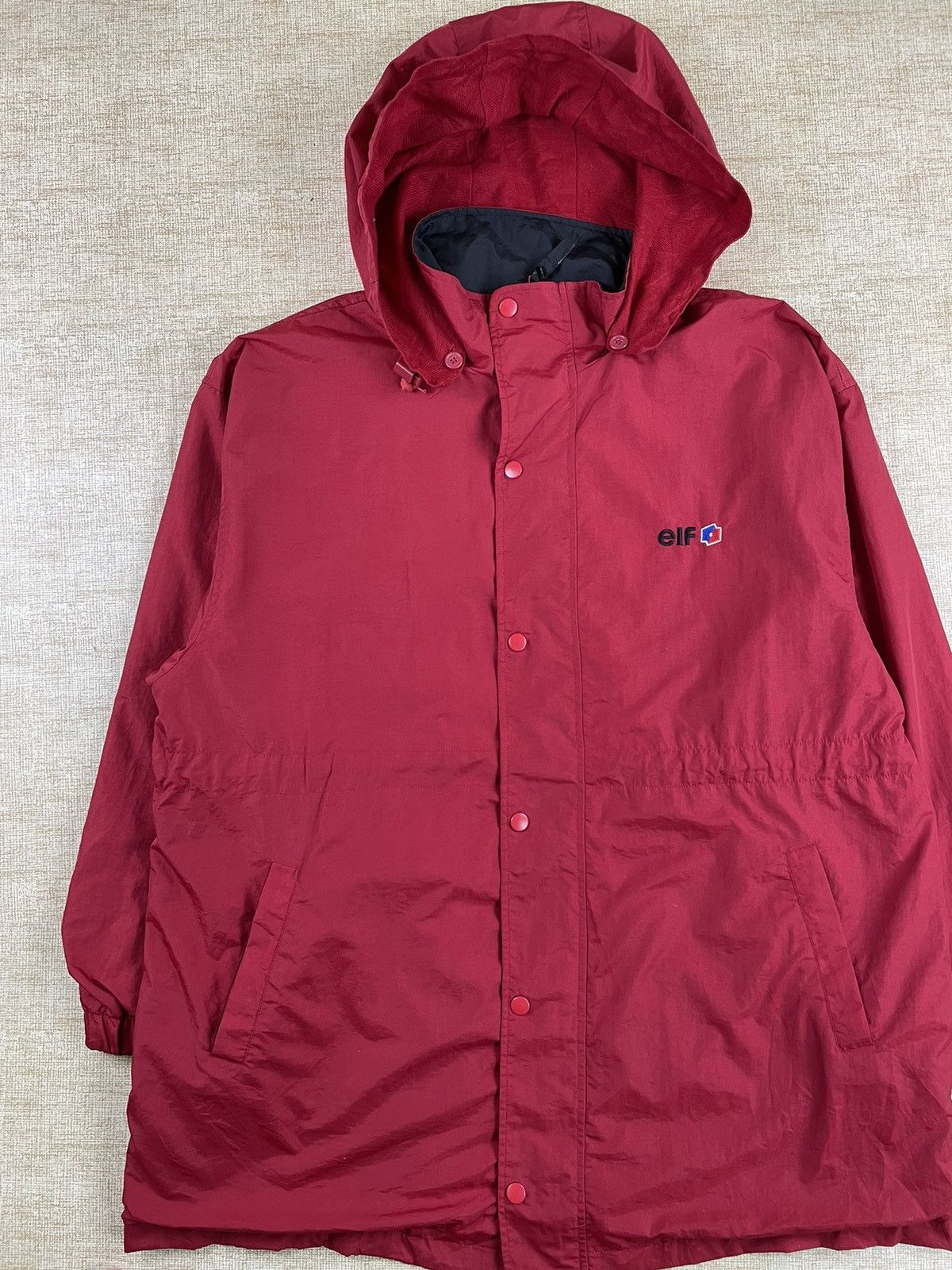 Vintage Vintage ELF Lubricants Japanese Racing Hoodie Jacket Size US L / EU 52-54 / 3 - 2 Thumbnail