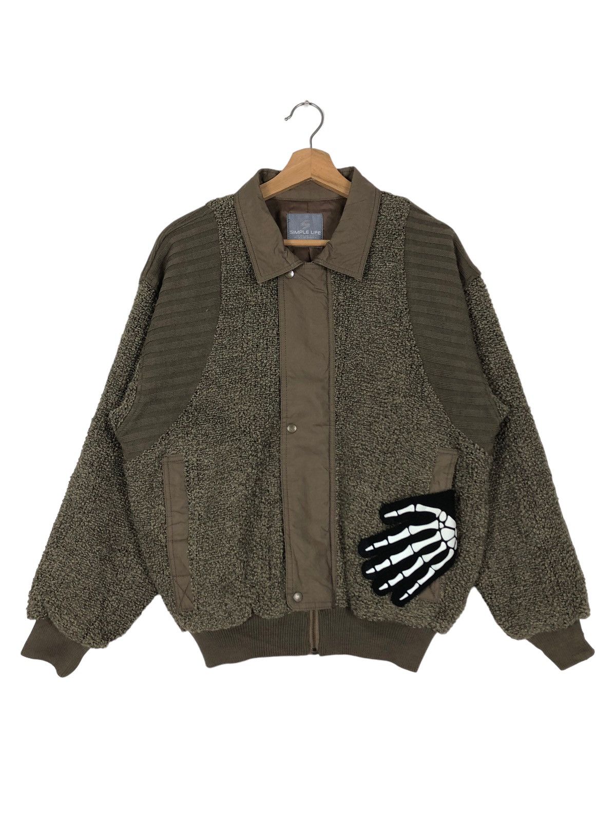 Japanese Brand 🔥90’s Simple Life Vintage Bomber Jacket Issey Miyake Size US M / EU 48-50 / 2 - 1 Thumbnail