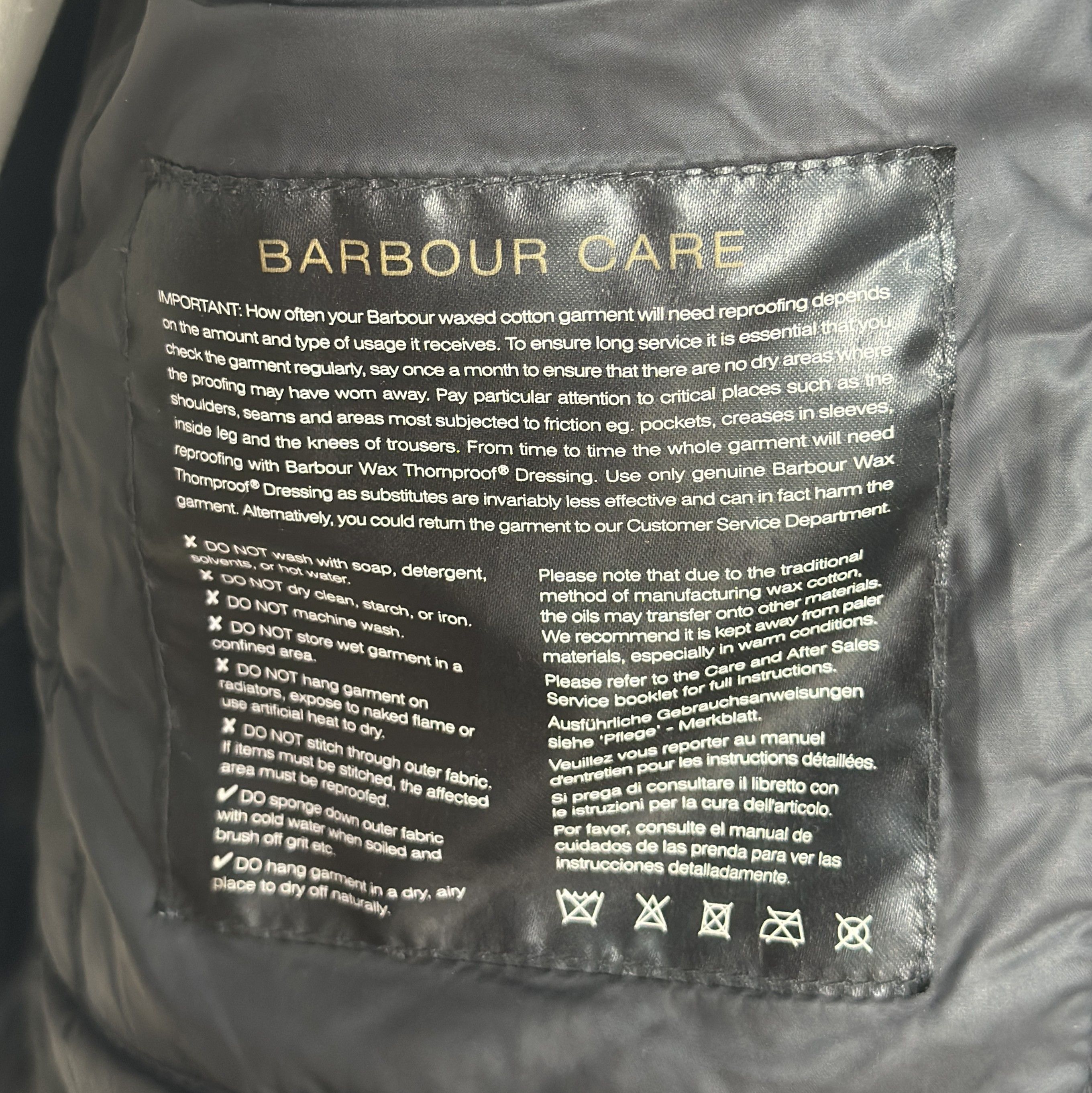 Barbour BARBOUR B.Intl Chaser WAX Hooded Jacket Size M British Style Size US M / EU 48-50 / 2 - 10 Thumbnail