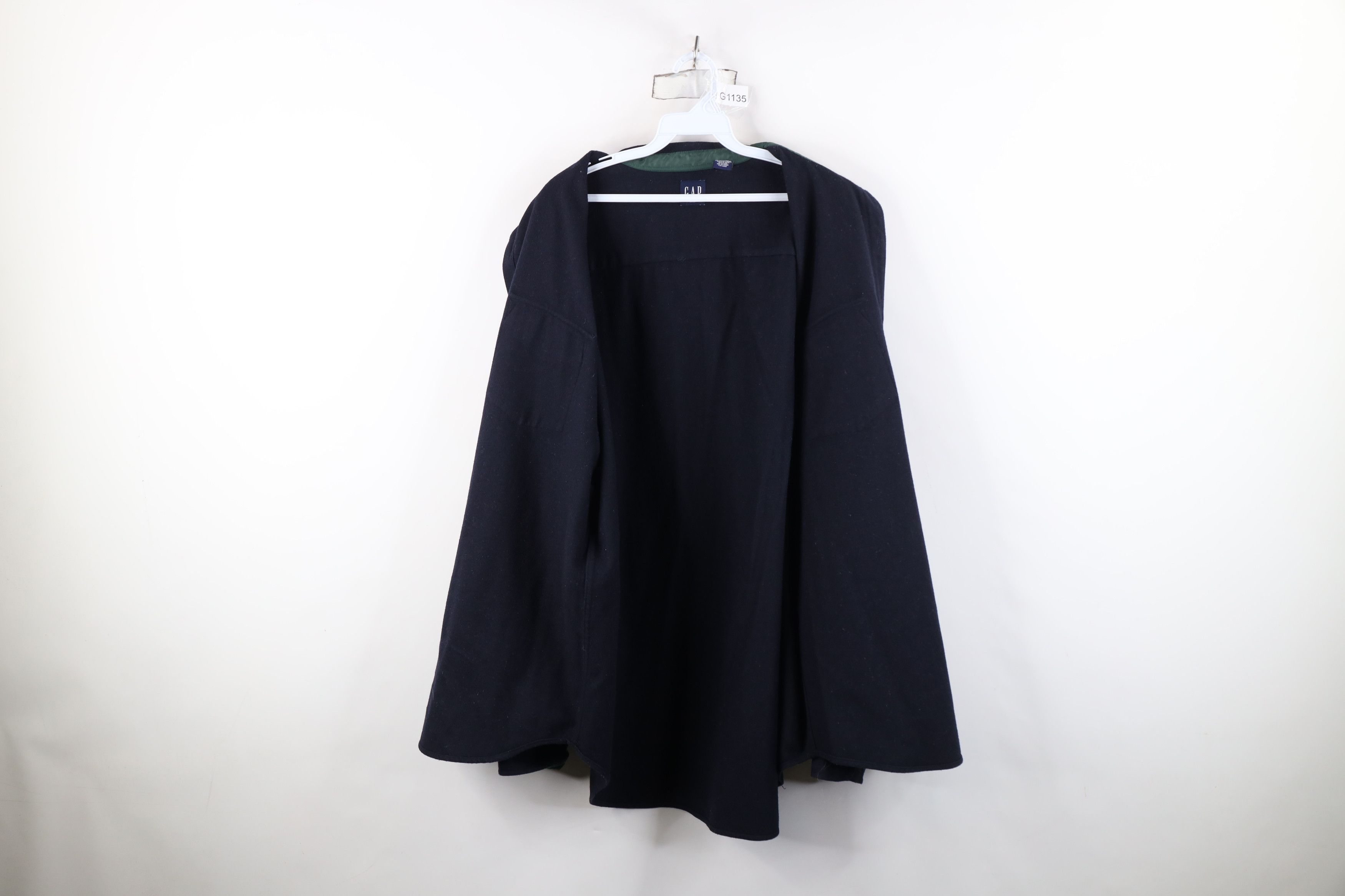 Gap Vintage 90s Gap Wool Blend Button Shirt Jacket Jac Shirt Size US XXL / EU 58 / 5 - 10 Thumbnail