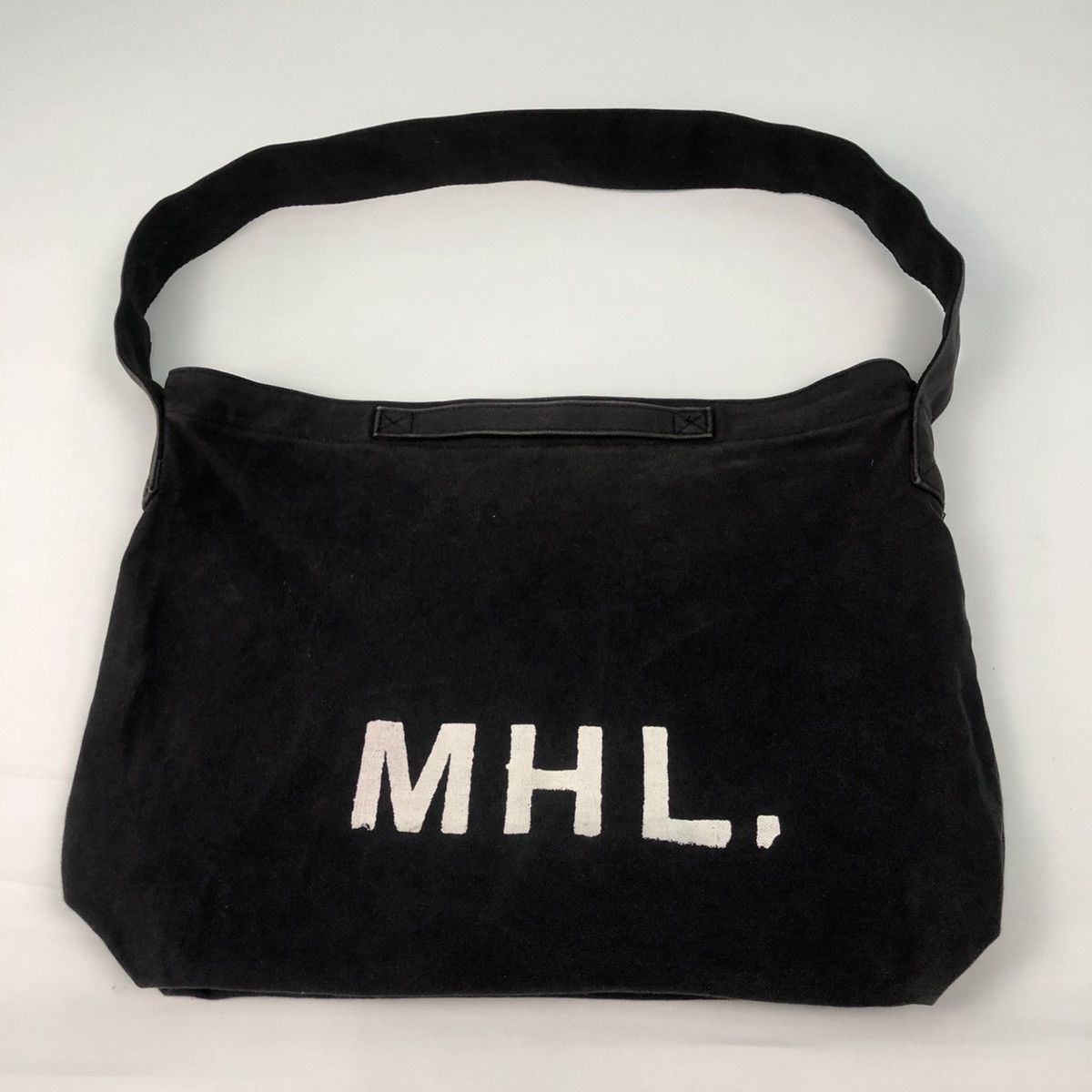 Margaret Howell MHL. MARGARET HOWELL CANVAS BLACK TOTE BAG Size ONE SIZE - 1 Thumbnail