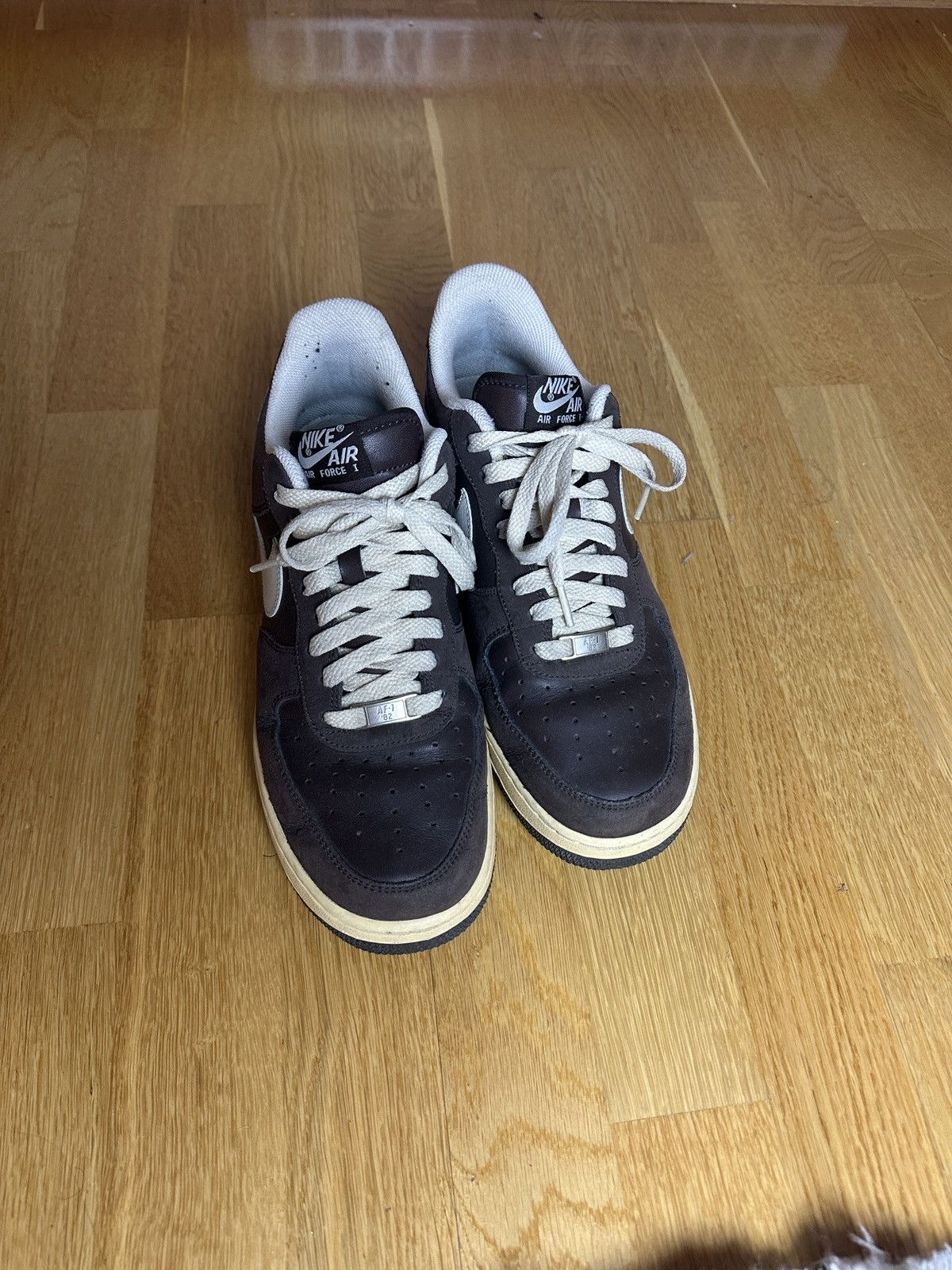 Brown suede NIKE Airforce