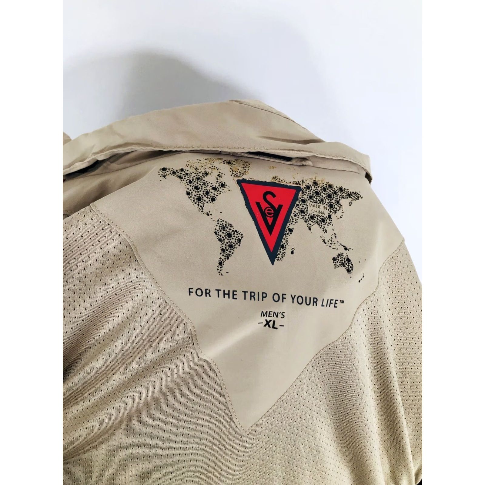 Vintage SCOTTeVEST SEV TEC - Mens XL Utility Travel Vest Shirt Jacket Beige Travel Mens XL SCOTTeVEST SEV model Vest Size US XL / EU 56 / 4 - 7 Thumbnail