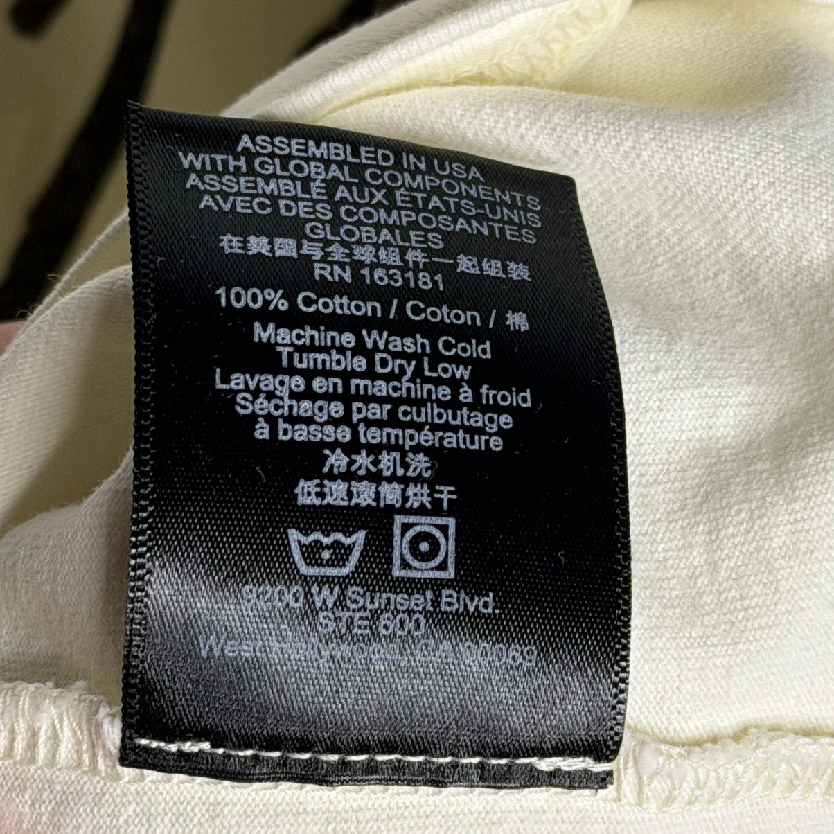 Rhude Rhude Script Tee, Size Small, 100% Authentic, Fast Shipping Size US S / EU 44-46 / 1 - 6 Thumbnail