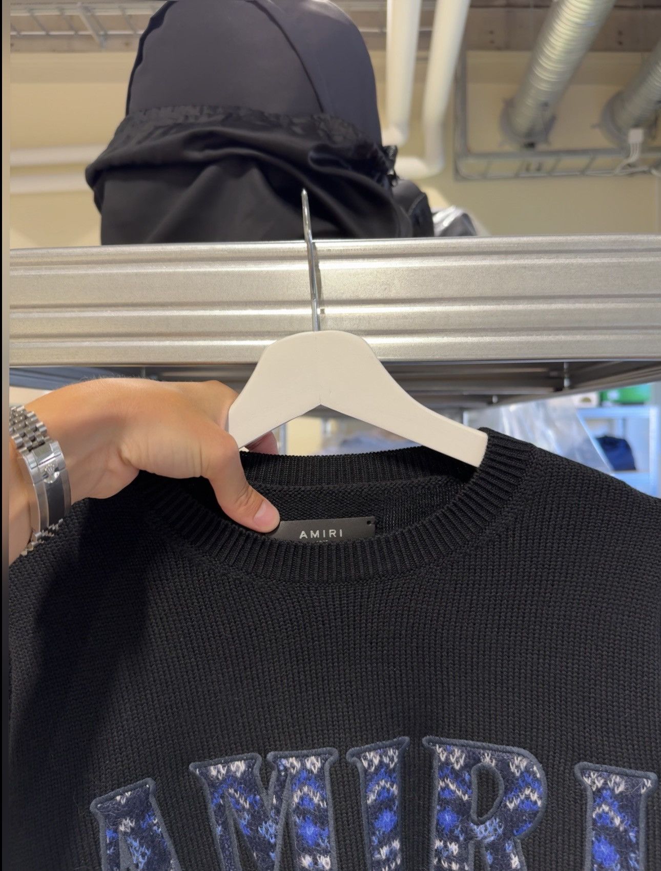 Amiri Amiri Logo Embroidery Sweater NEW 1200$ Size US L / EU 52-54 / 3 - 3 Thumbnail