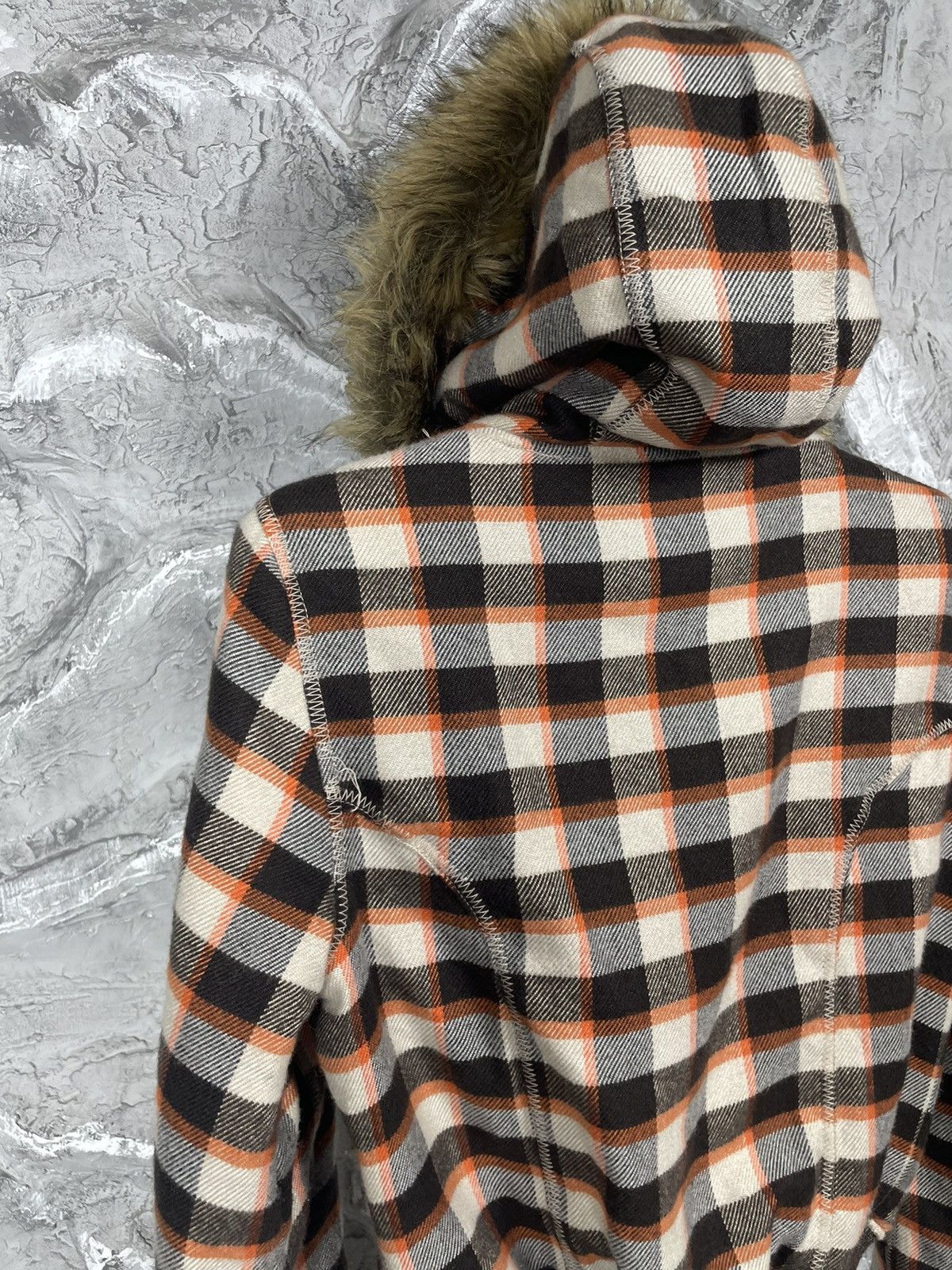 If Six Was Nine × Japanese Brand × Le Grande Bleu (L.G.B.) 2000s Vintage Y2K Fur Cropped Bomber Jacket Size US S / EU 44-46 / 1 - 10 Thumbnail