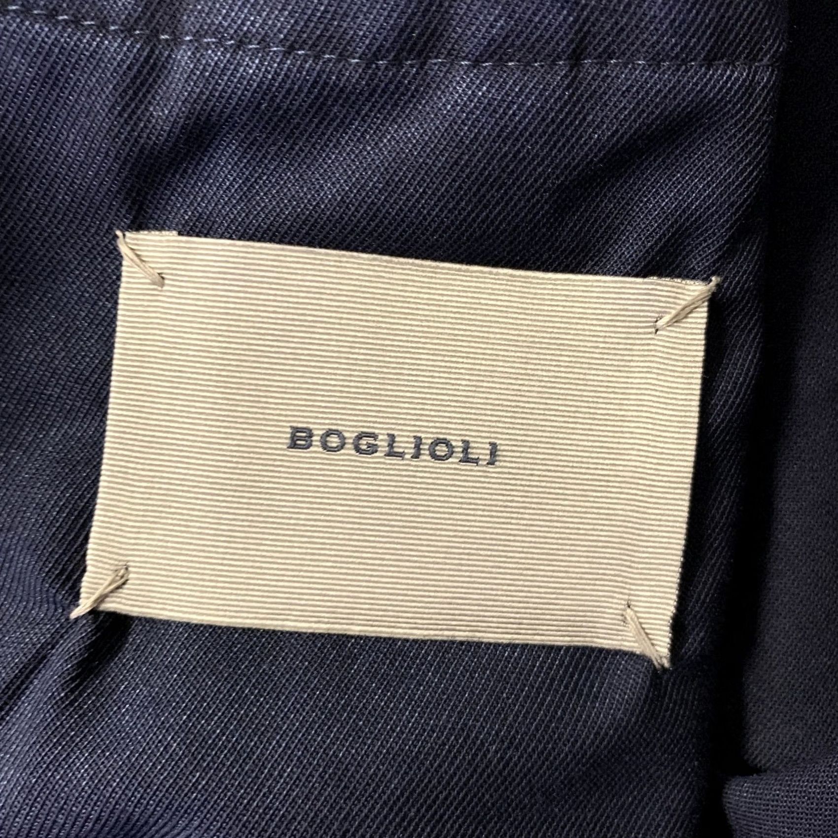 Boglioli BOGLIOLI Chest Size 40 Navy Wool Notch Lapel Sport Coat Size US XXS / EU 40 - 6 Thumbnail