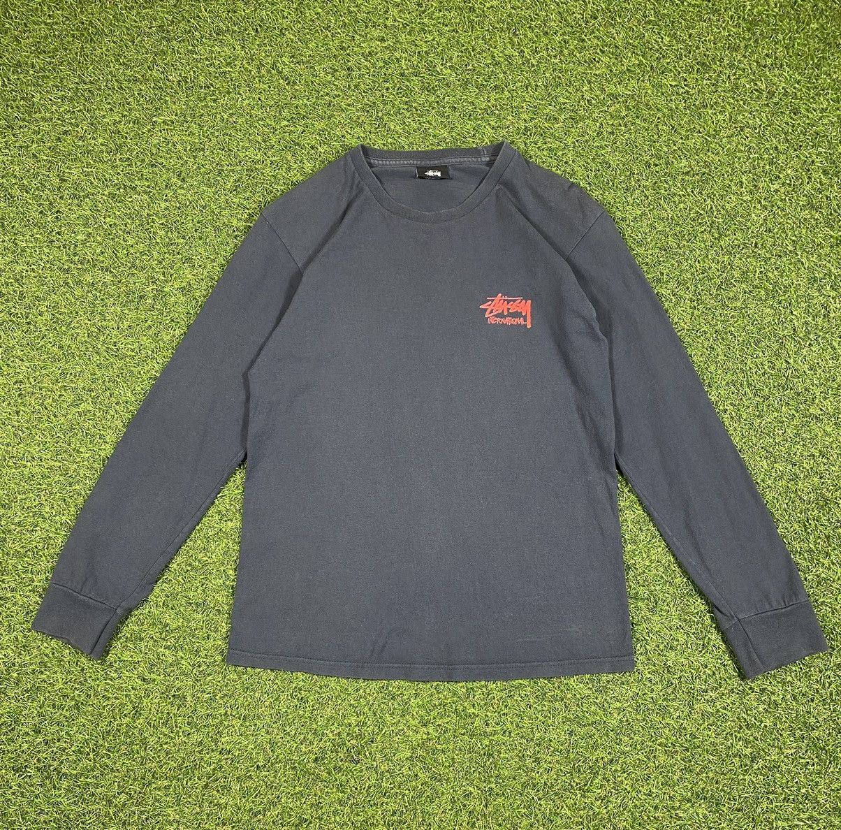 Stussy × Vintage Vintage Stussy long sleeve streetwear big logo size S Size US S / EU 44-46 / 1 - 1 Thumbnail