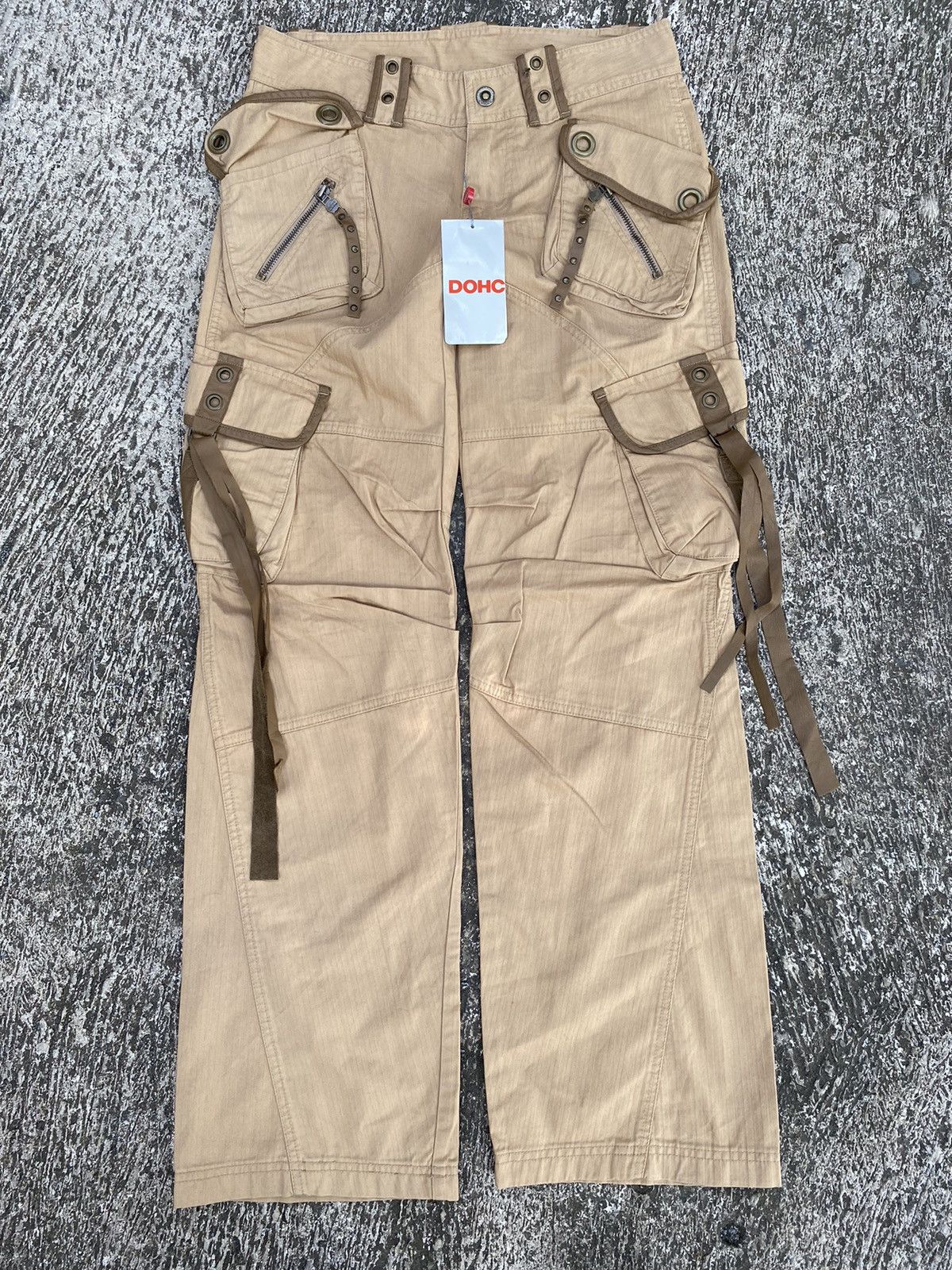 image of If Six Was Nine x Le Grande Bleu L G B Dohc Cargo Bondage Pants in Beige, Men's (Size 30)