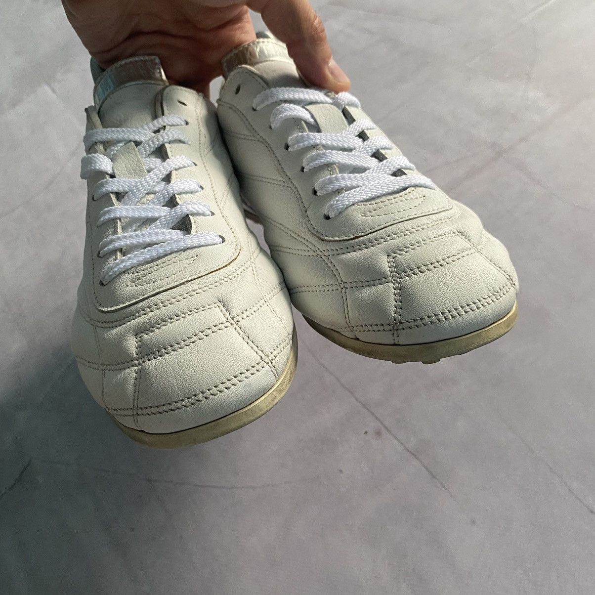 Dirk Bikkembergs Archive Dirk Bikkembergs Vintage White Balenciaga Style Size US 6 / EU 39 - 7 Thumbnail
