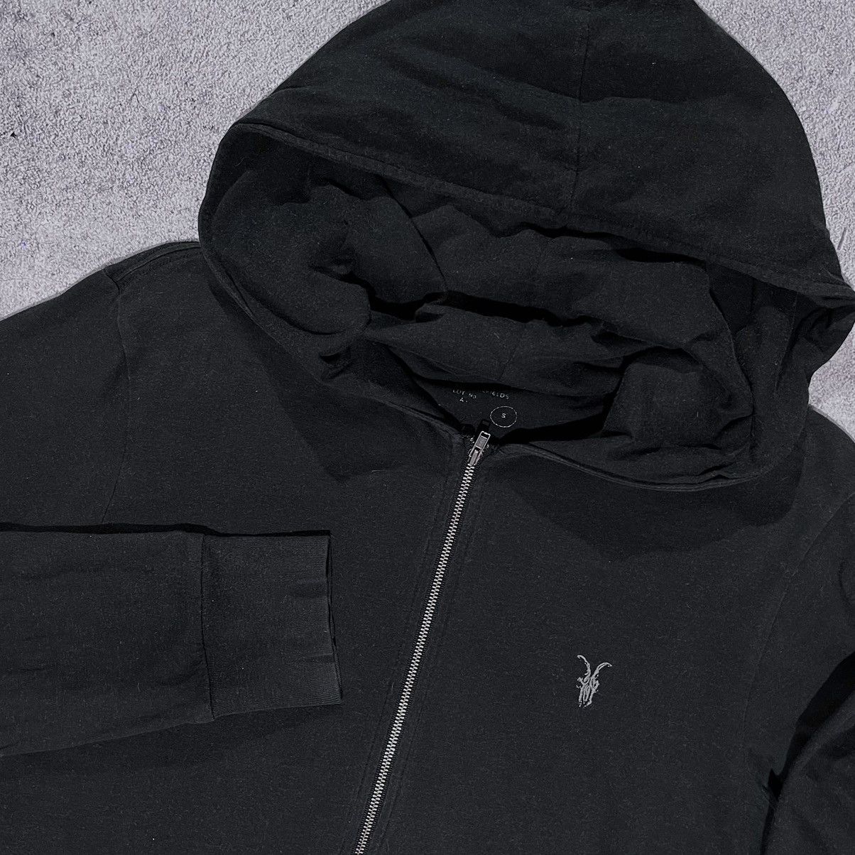 Allsaints × Japanese Brand × Vintage Vintage Rick Owens Style Allsaints Full Zip Hoodie Size S Size US S / EU 44-46 / 1 - 2 Thumbnail