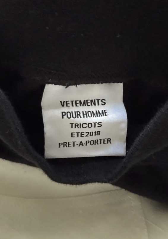 Vetements Vetements black turtleneck, summer 2018 Size US XS / EU 42 / 0 - 4 Thumbnail