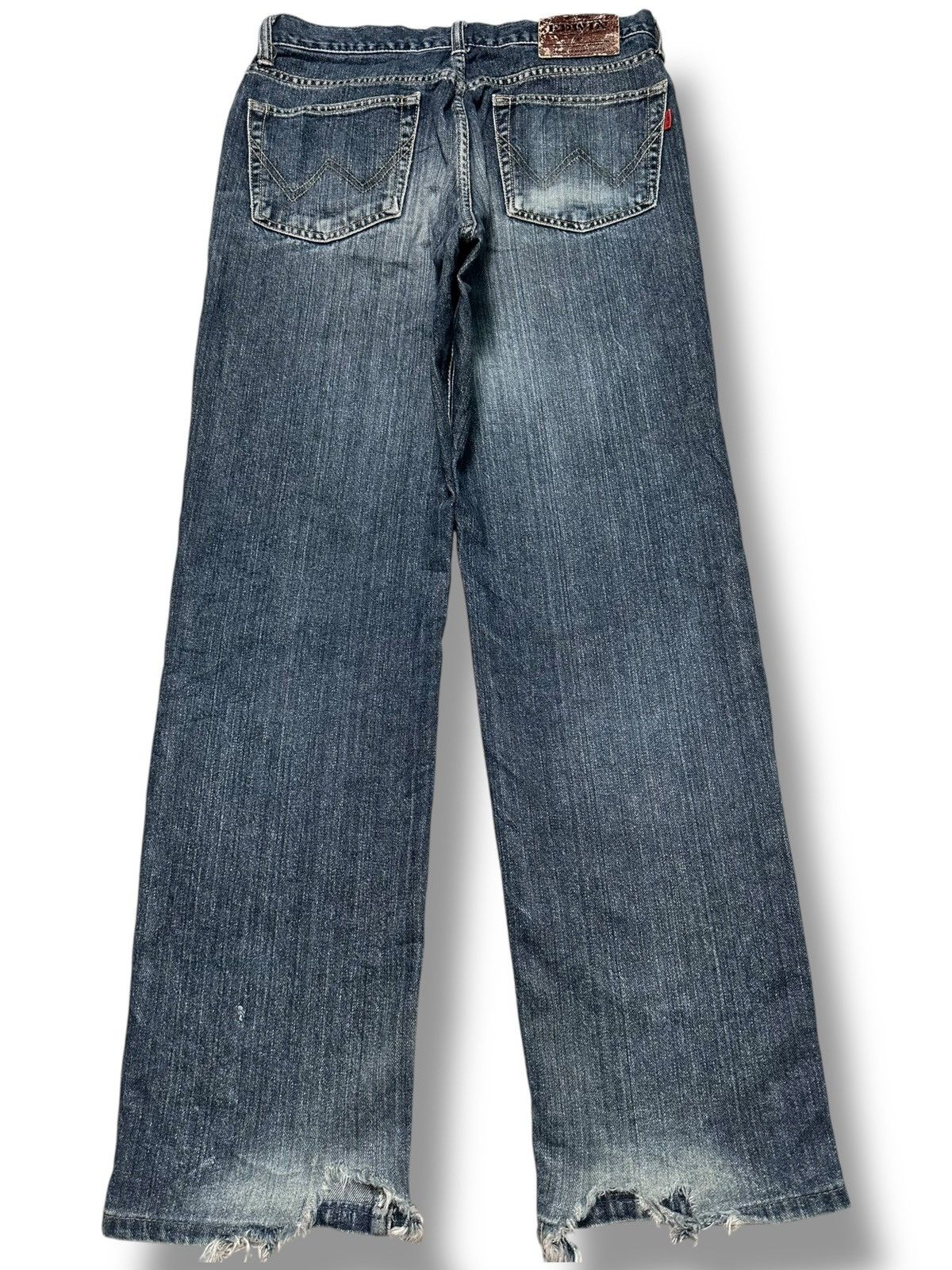 Edwin Rare Edwin Vintage Orange Tab Straight Loose and Faded Wash Size US 31 - 2 Thumbnail